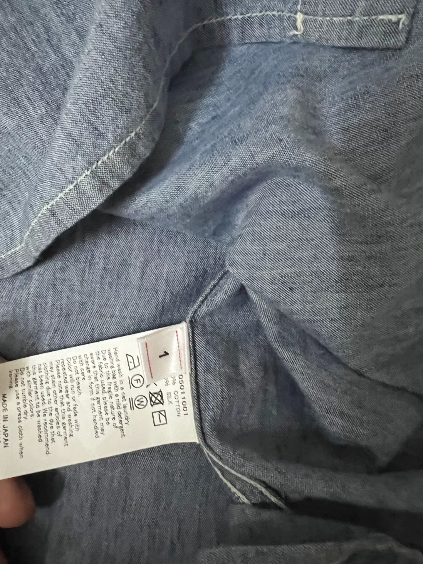 Visvim VISVIM 22SS Cut Off Chambray Shirt Size US S / EU 44-46 / 1 - 4 Thumbnail