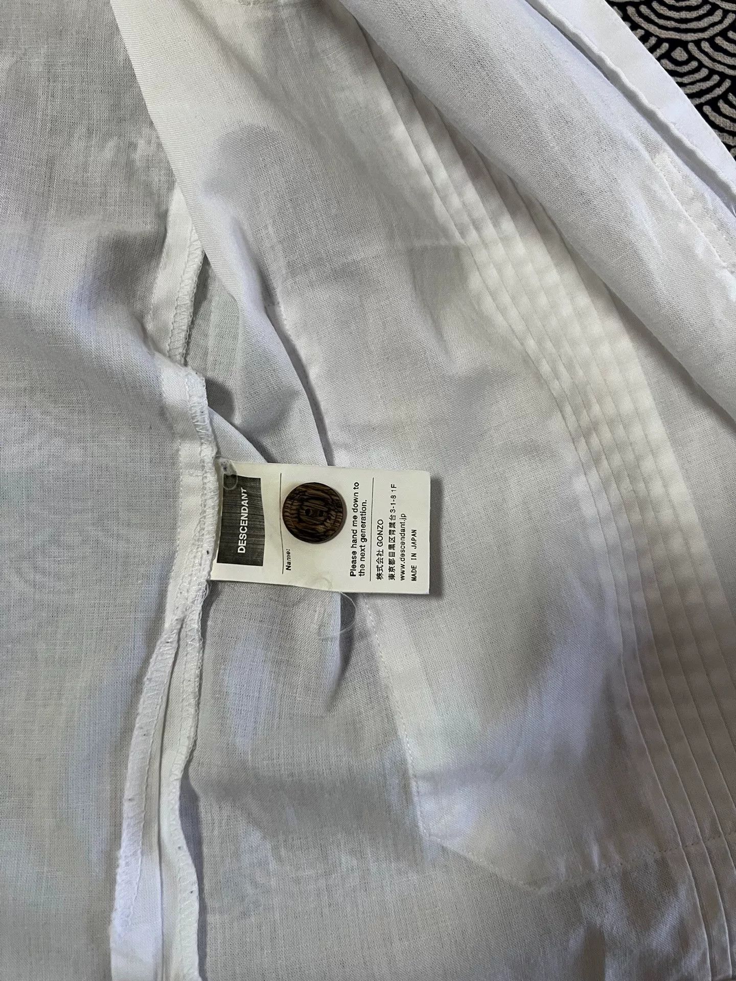 Descendant DESCENDANT White Short-Sleeve Shirt Size US M / EU 48-50 / 2 - 8 Thumbnail