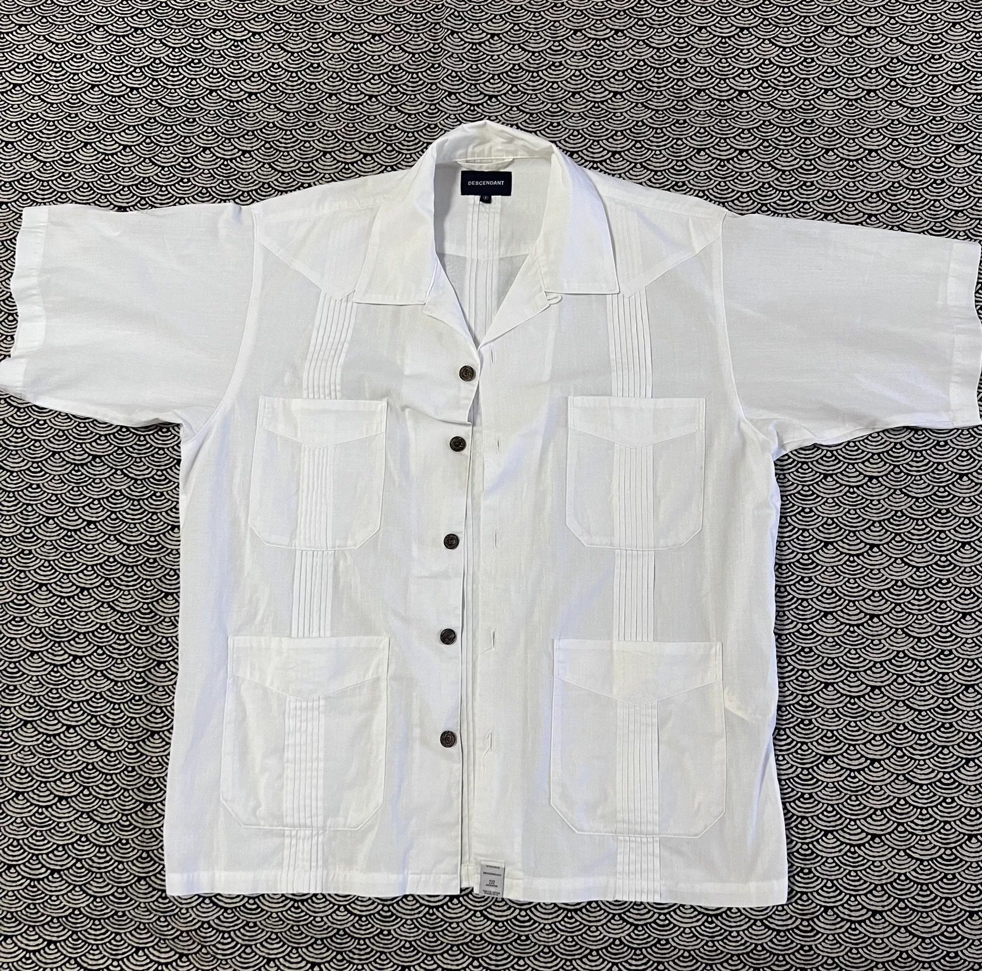 Descendant DESCENDANT White Short-Sleeve Shirt Size US M / EU 48-50 / 2 - 2 Thumbnail