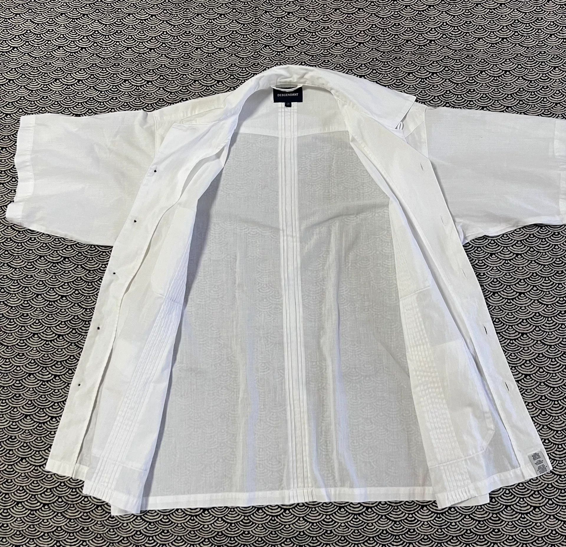 Descendant DESCENDANT White Short-Sleeve Shirt Size US M / EU 48-50 / 2 - 3 Thumbnail