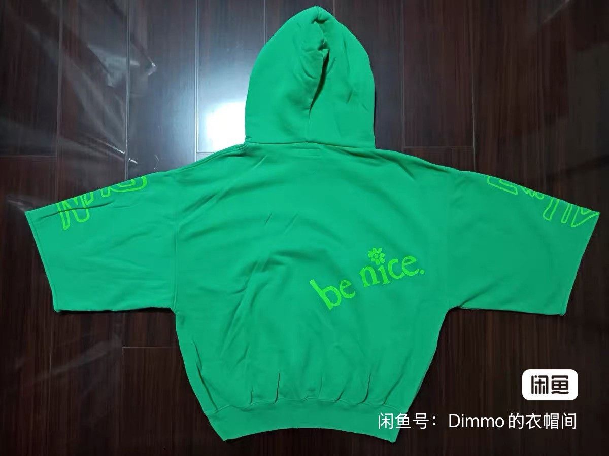 ERL ERL x CDG Green Daisy 3/4 Sleeve Hoodie Size US S / EU 44-46 / 1 - 6 Thumbnail