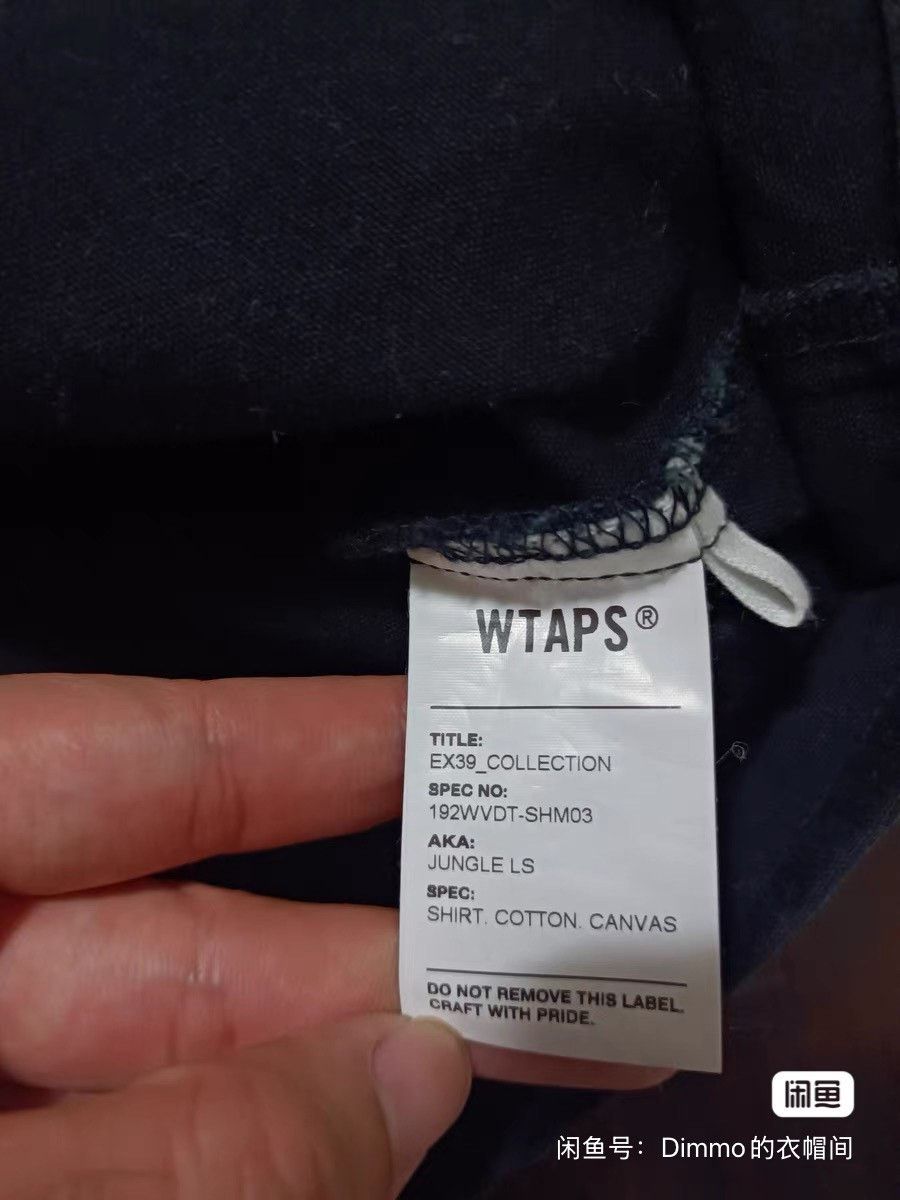 Wtaps Wtaps 19AW Jungle LS Cotton Canvas Shirt Size US XL / EU 56 / 4 - 6 Thumbnail