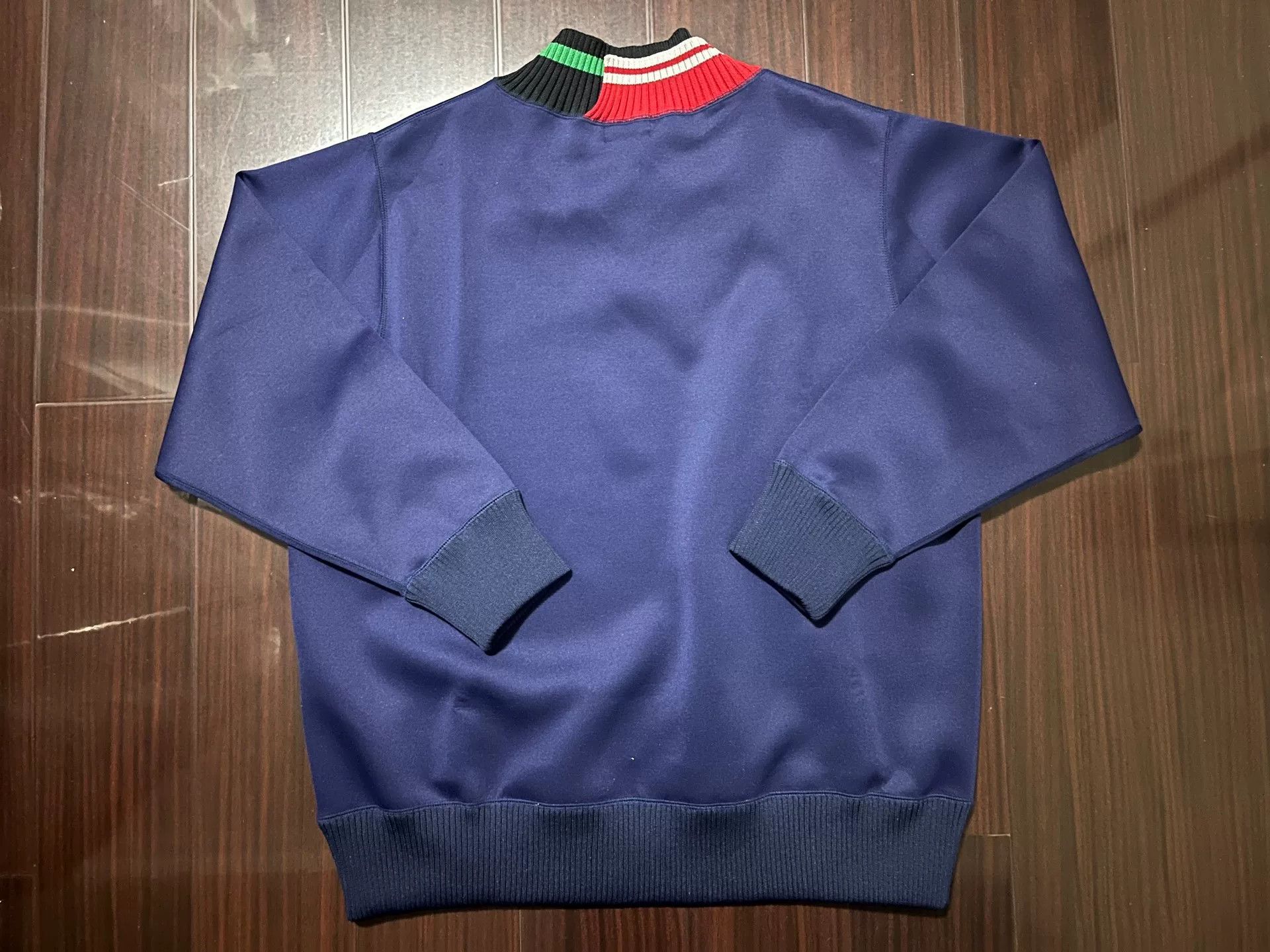 Sacai Kolor Irregular Knit Collar Space Cotton Sweatshirt Size US M / EU 48-50 / 2 - 5 Thumbnail