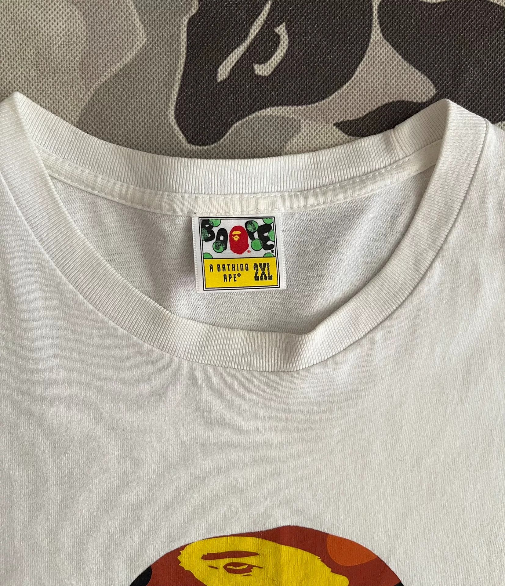 Bape Bape T-Shirt Casual Short Sleeve Size US XXL / EU 58 / 5 - 2 Thumbnail