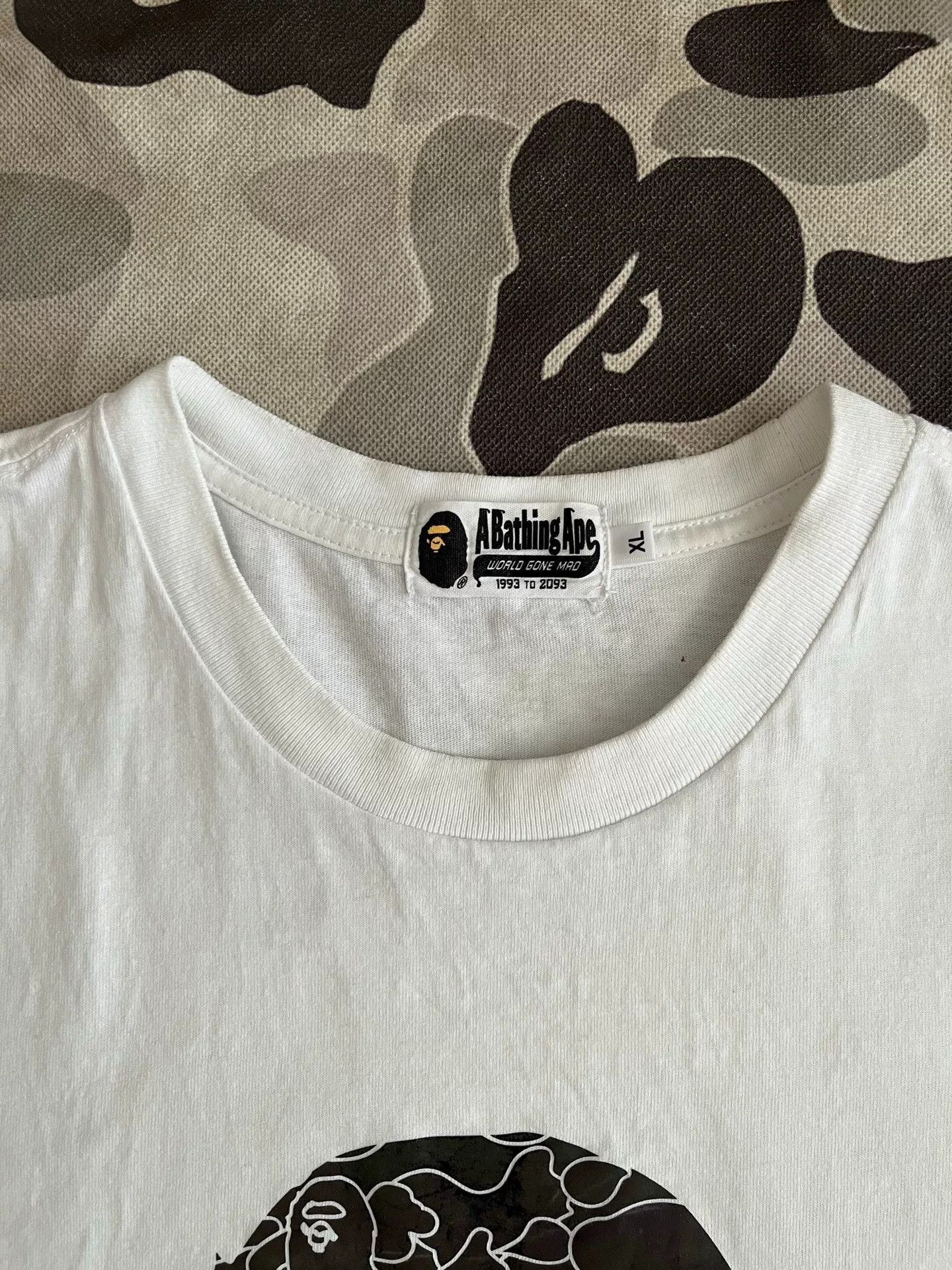 Bape Bape Orange T-Shirt Casual Short Sleeve Size US XL / EU 56 / 4 - 3 Thumbnail