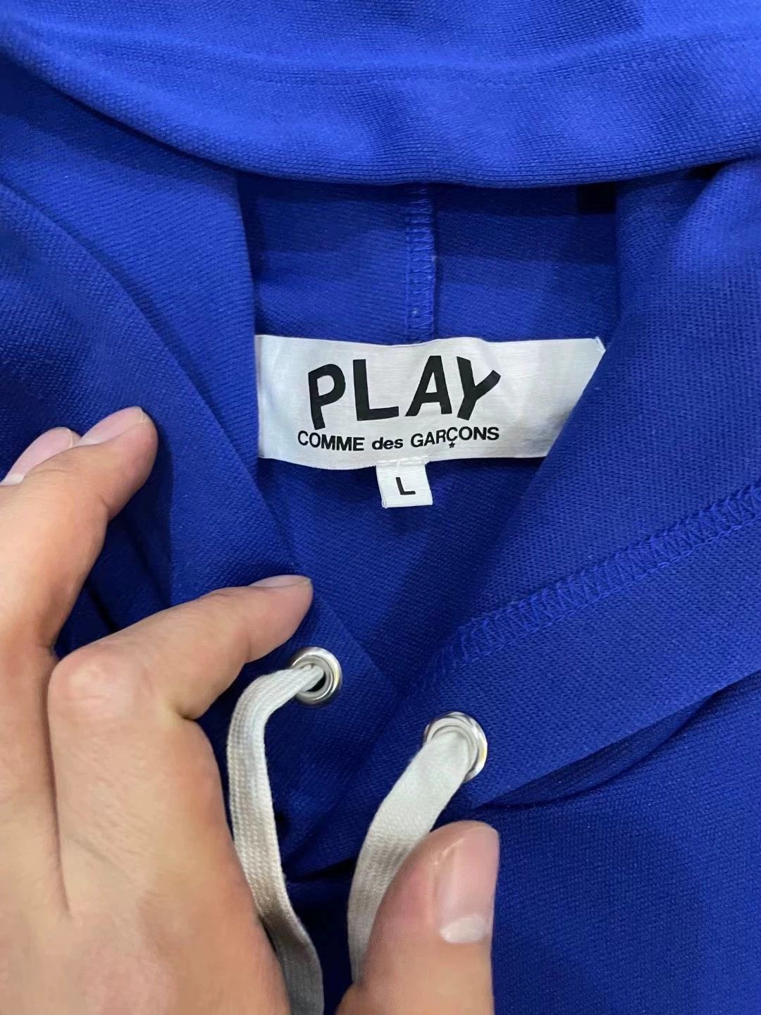 Comme des Garcons PLAY Other Blue Sweatshirt Pullover Size US L / EU 52-54 / 3 - 3 Thumbnail