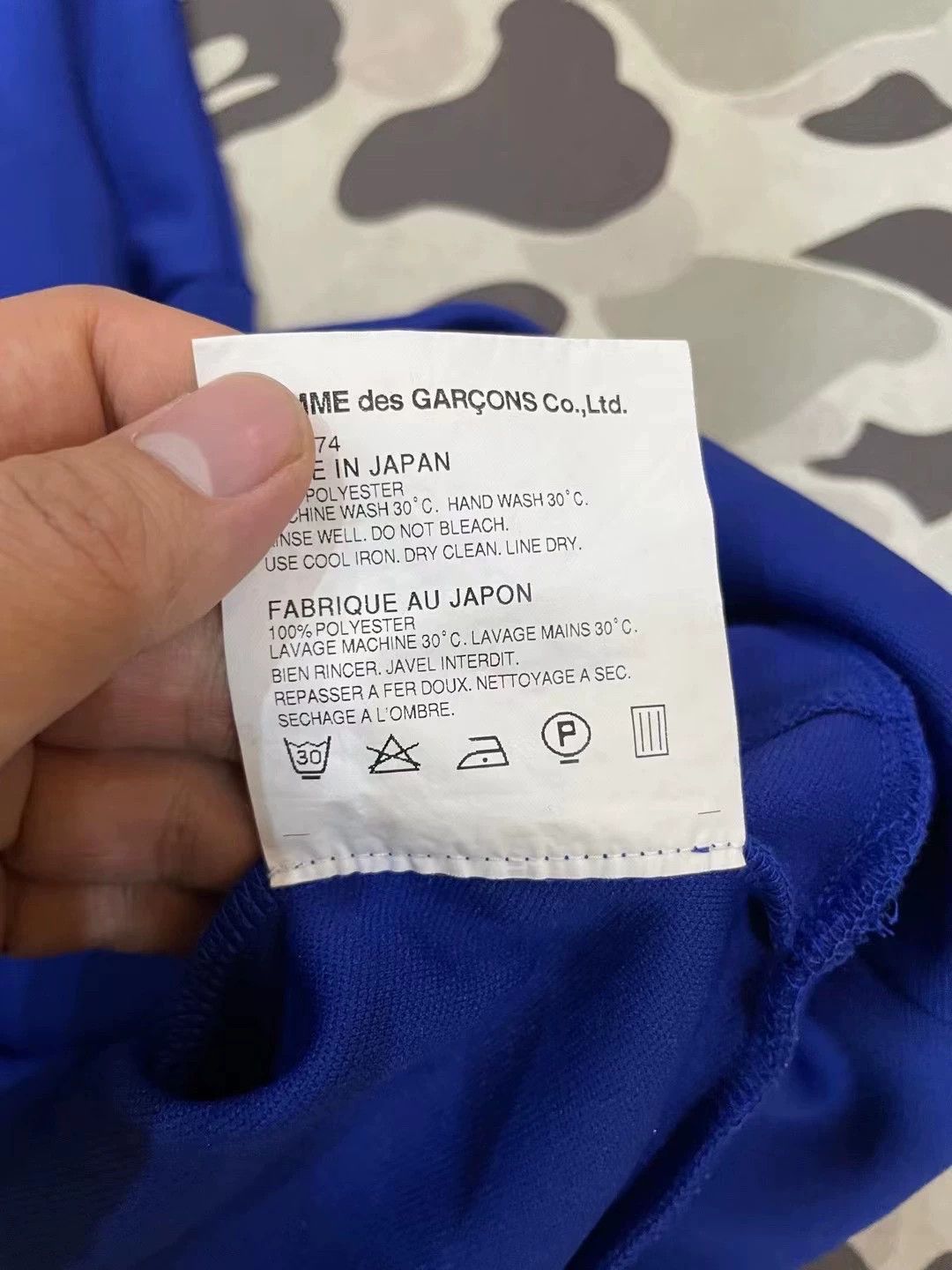 Comme des Garcons PLAY Other Blue Sweatshirt Pullover Size US L / EU 52-54 / 3 - 6 Thumbnail