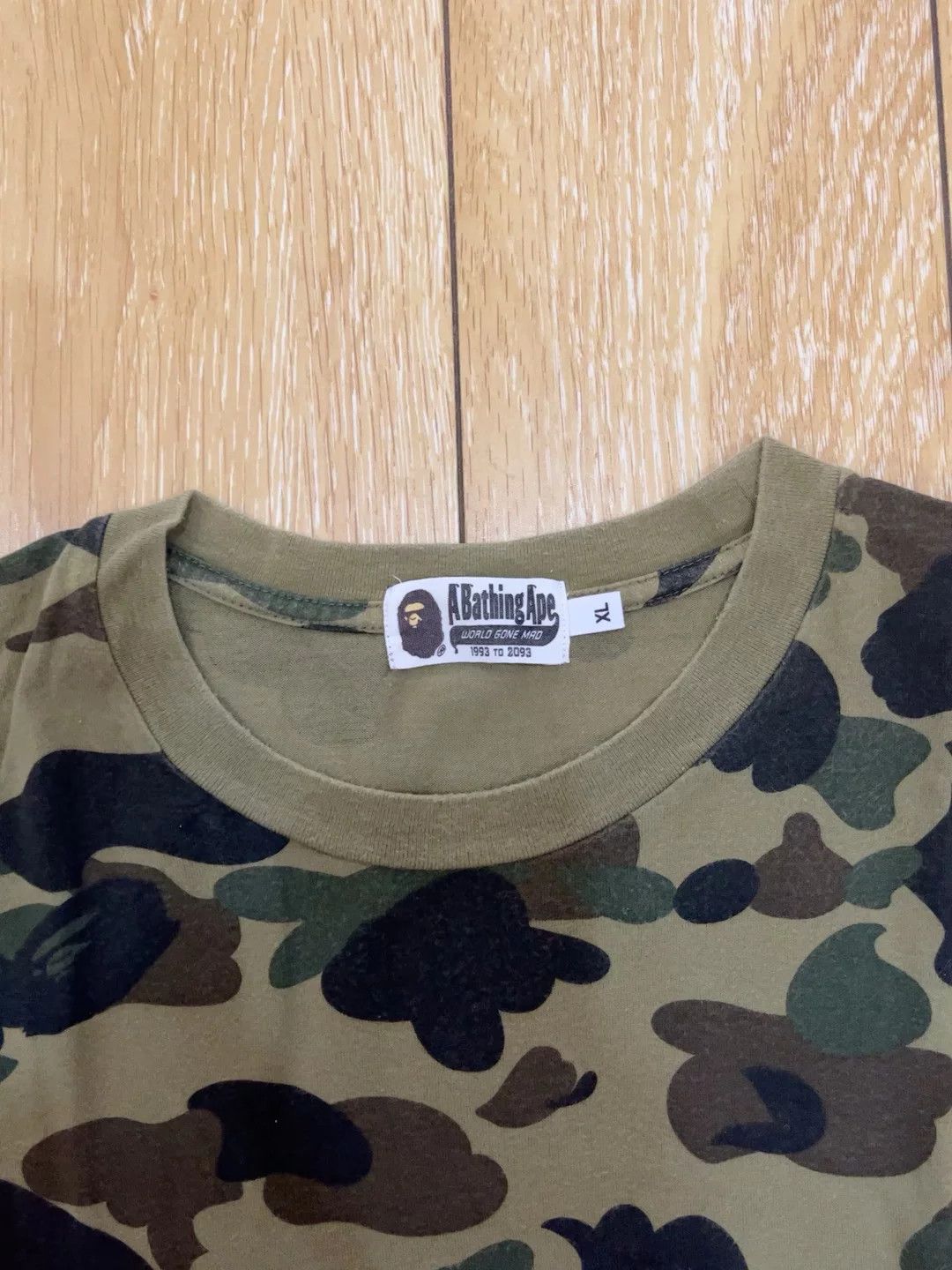 Bape Bape Green Shark T-Shirt Casual Size US XL / EU 56 / 4 - 2 Thumbnail
