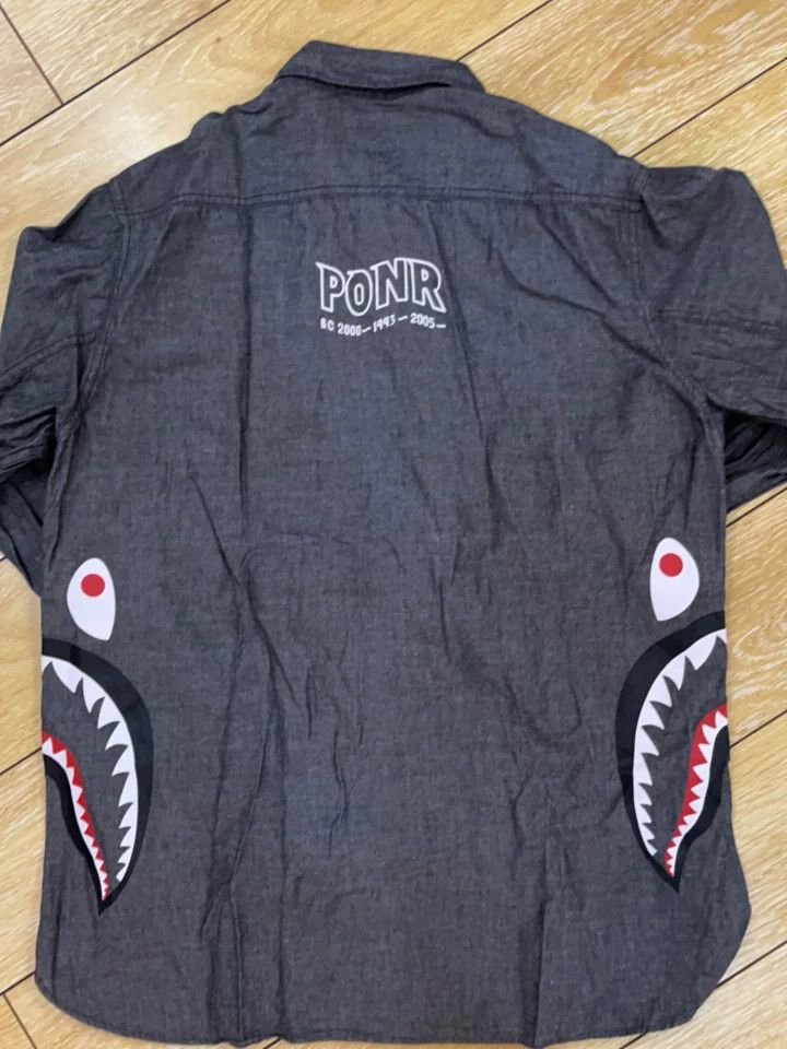 Bape Bape Shark Shirt Casual Short Sleeve Size US L / EU 52-54 / 3 - 7 Thumbnail