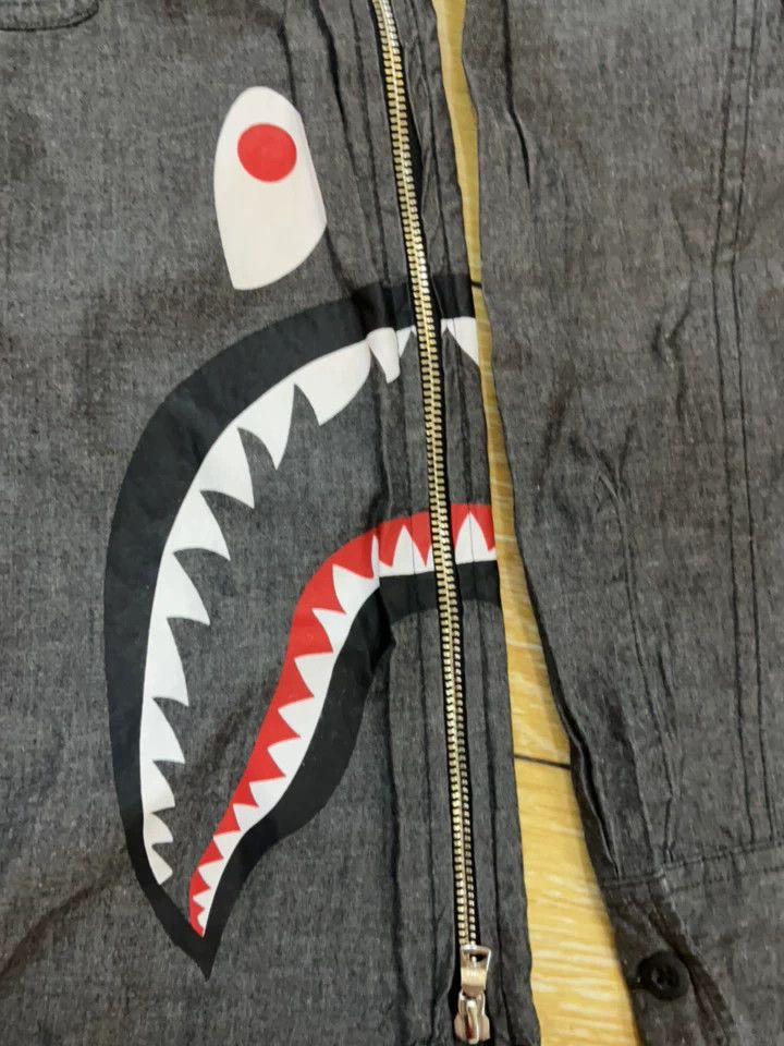 Bape Bape Shark Shirt Casual Short Sleeve Size US L / EU 52-54 / 3 - 4 Thumbnail