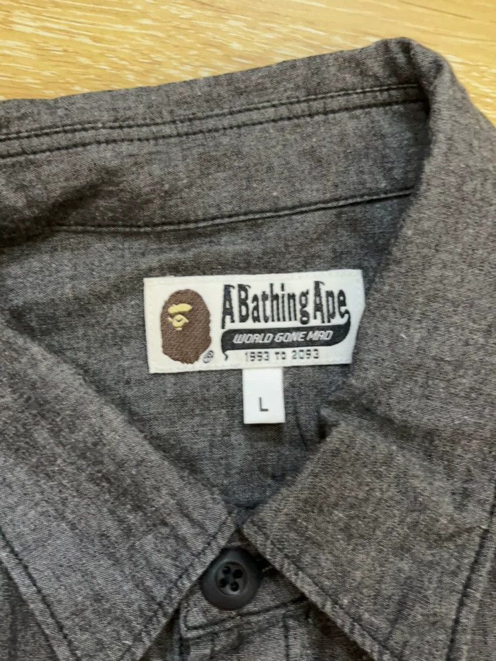 Bape Bape Shark Shirt Casual Short Sleeve Size US L / EU 52-54 / 3 - 2 Thumbnail