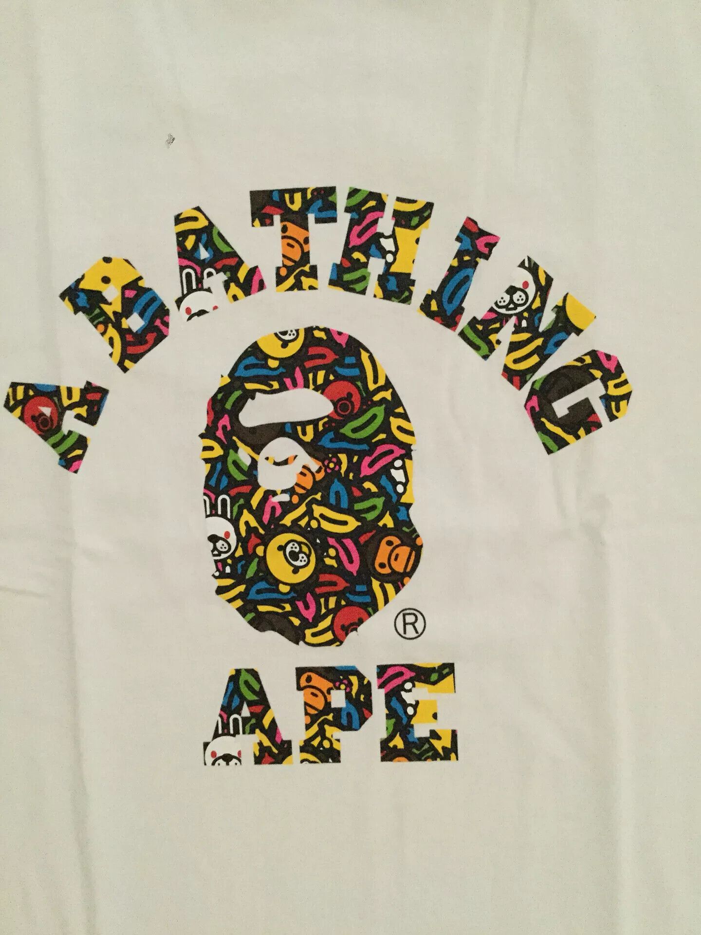 Bape Bape Shark T-Shirt Casual Short Sleeve Size US XL / EU 56 / 4 - 2 Thumbnail