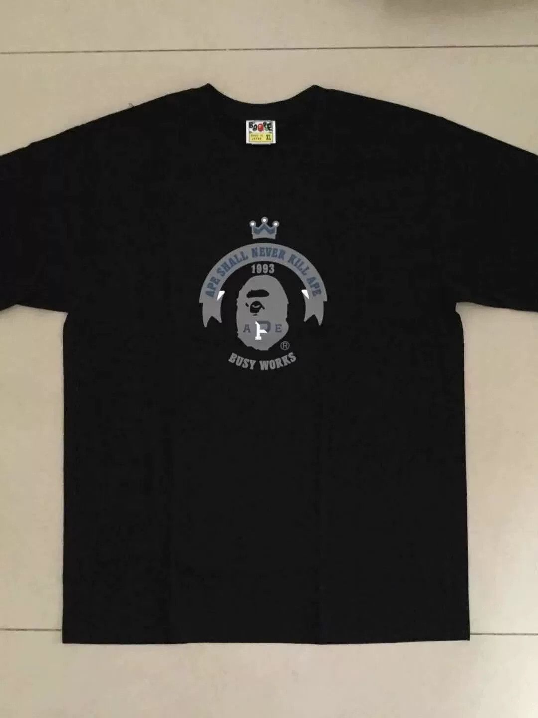 Bape Bape Shark T-Shirt Casual Short Sleeve Size US XL / EU 56 / 4 - 8 Thumbnail