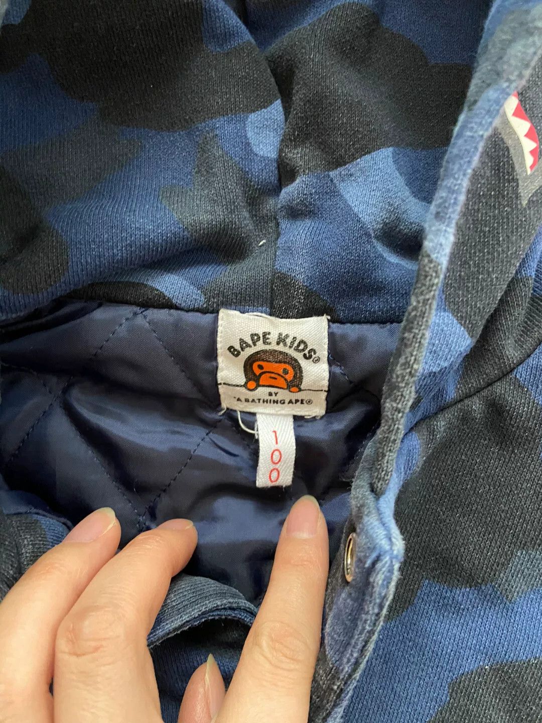 Bape Bape Blue Shark Jacket Outerwear Size US 32 / EU 48 - 8 Thumbnail