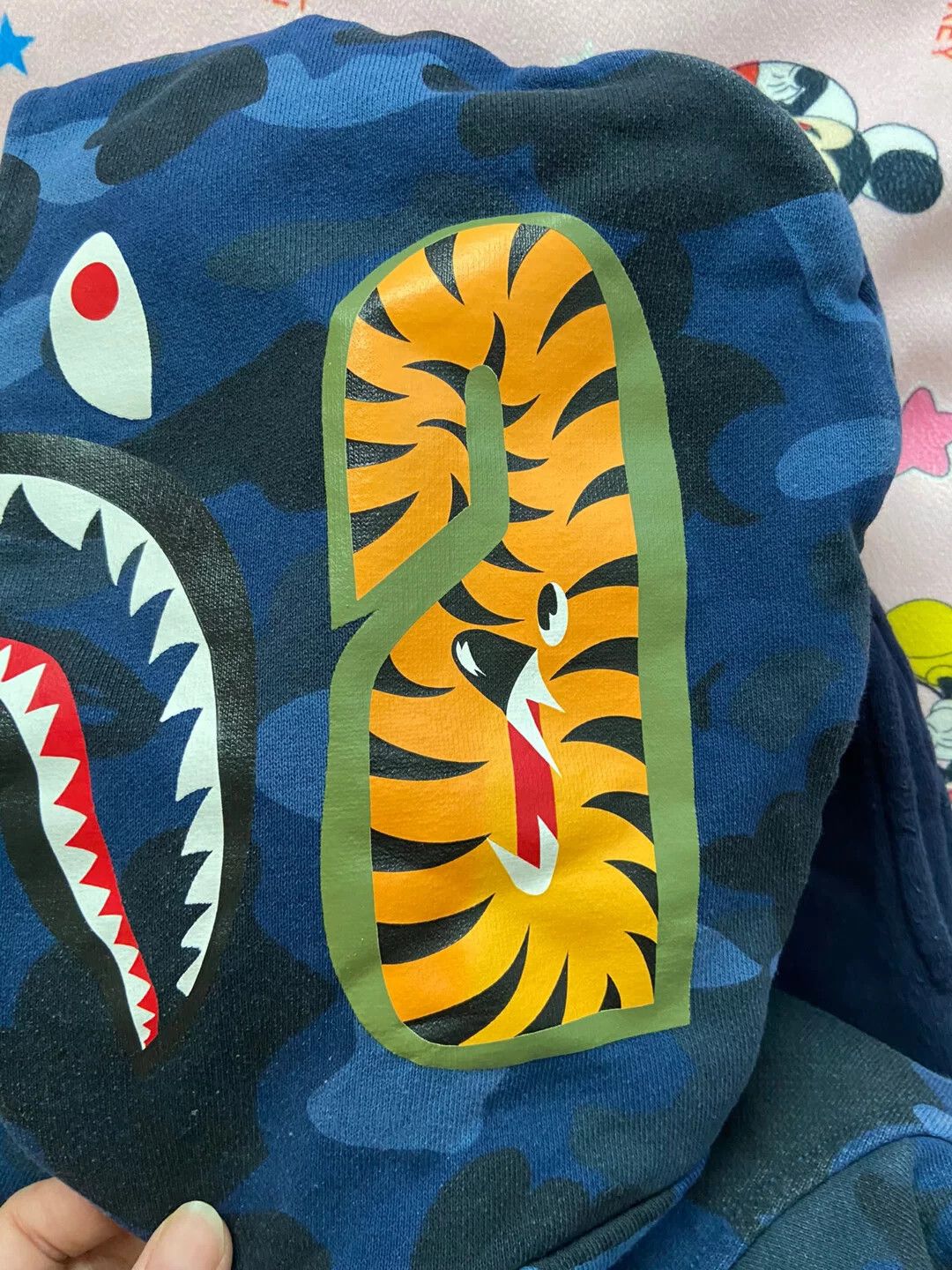 Bape Bape Blue Shark Jacket Outerwear Size US 32 / EU 48 - 10 Thumbnail