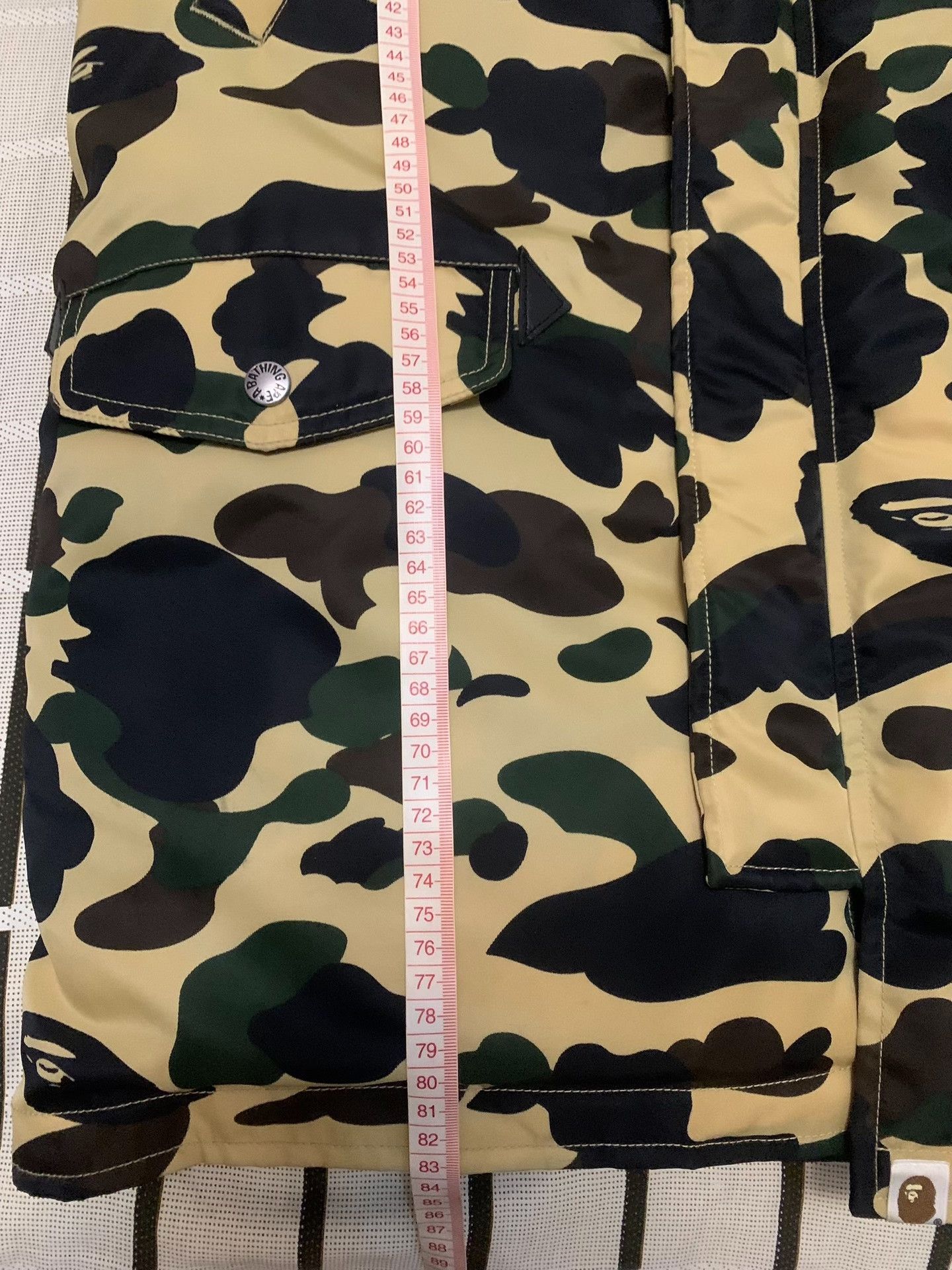 Bape Bape Down Camo Yellow Heavy Coat M Men Size US M / EU 48-50 / 2 - 8 Thumbnail