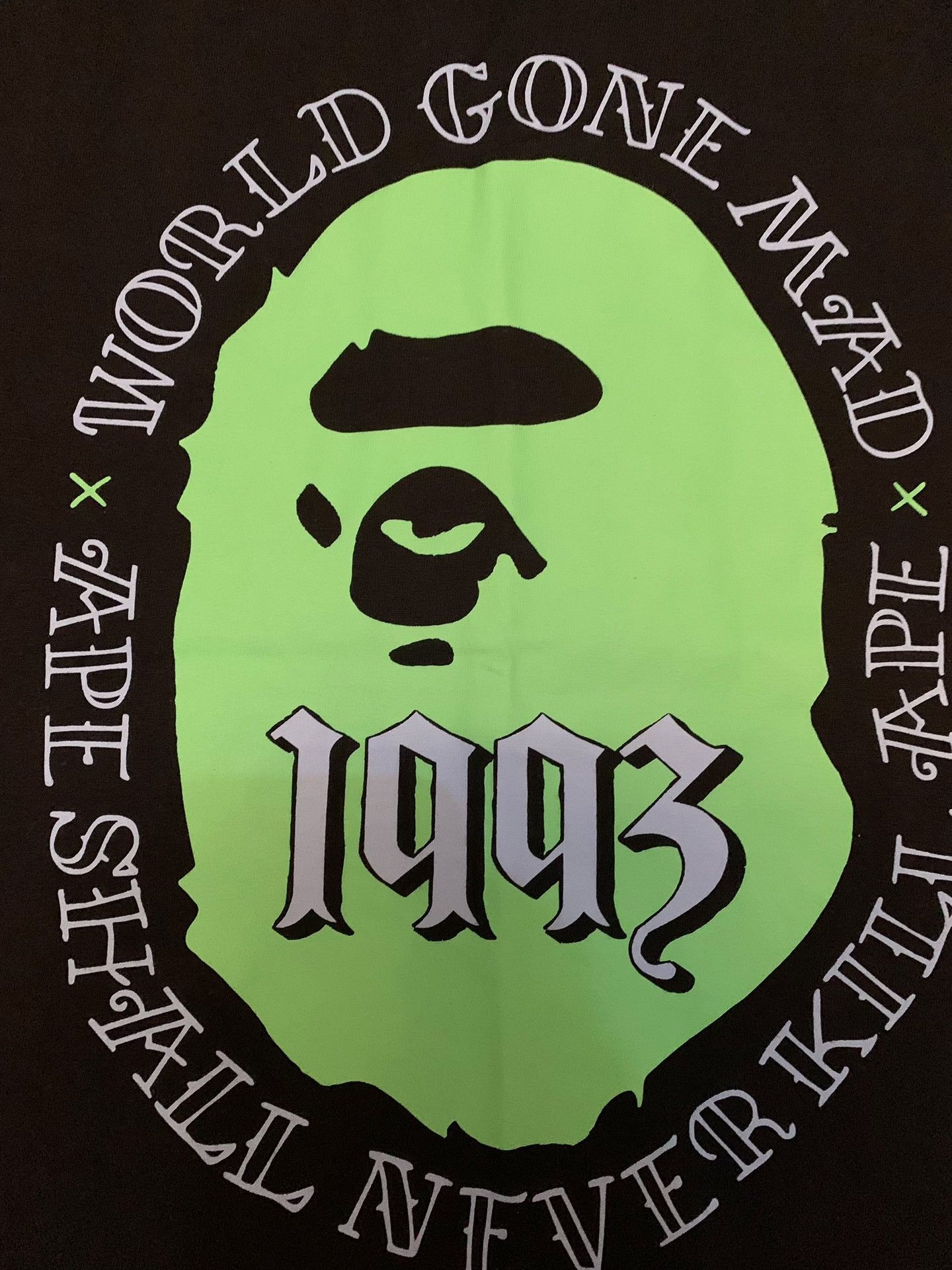 Bape Bape Ape Head T-Shirt M Men Size US M / EU 48-50 / 2 - 2 Thumbnail