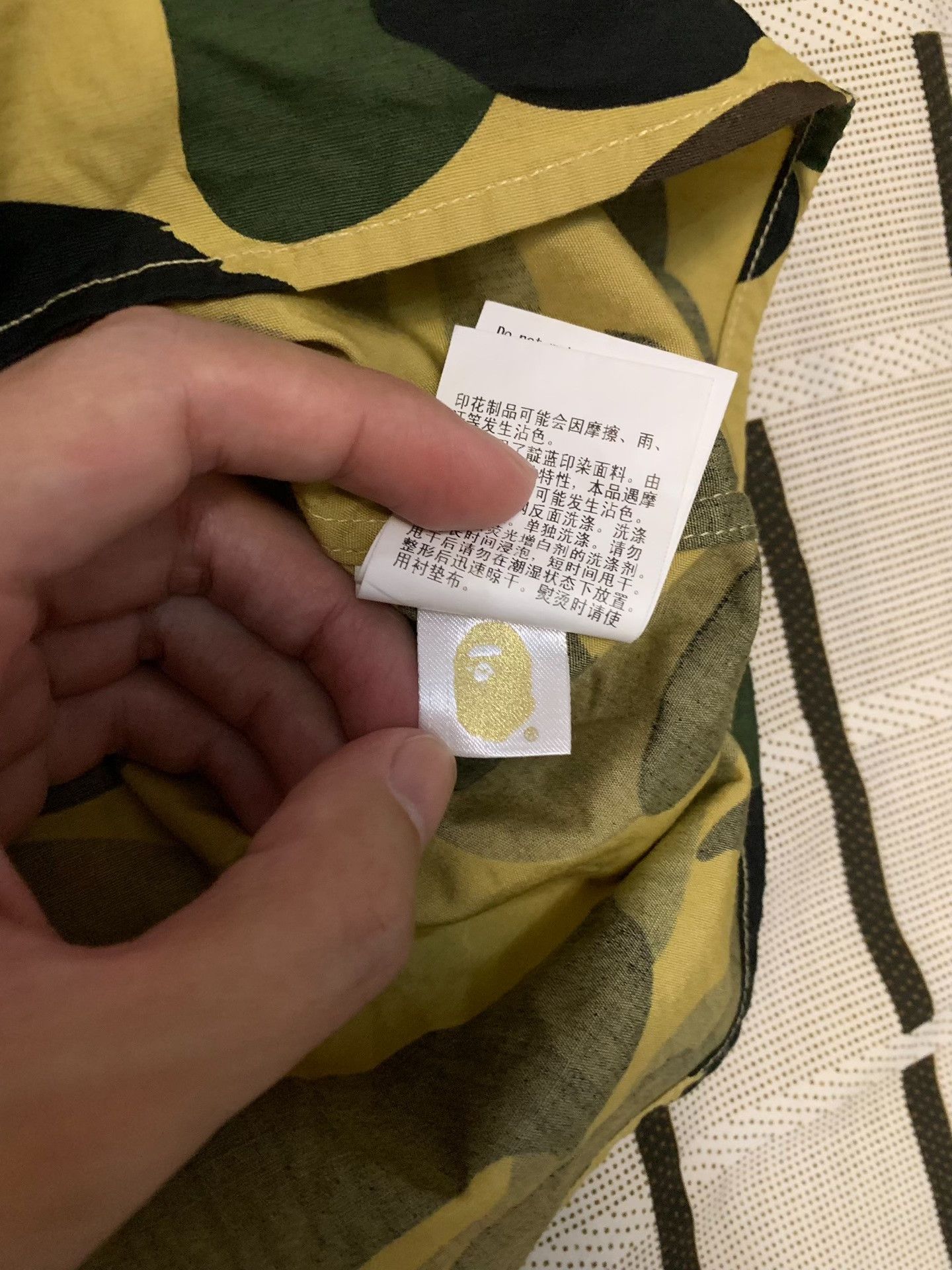 Bape Bape Camo Ape Head Yellow Shirt S Men Size US S / EU 44-46 / 1 - 5 Thumbnail