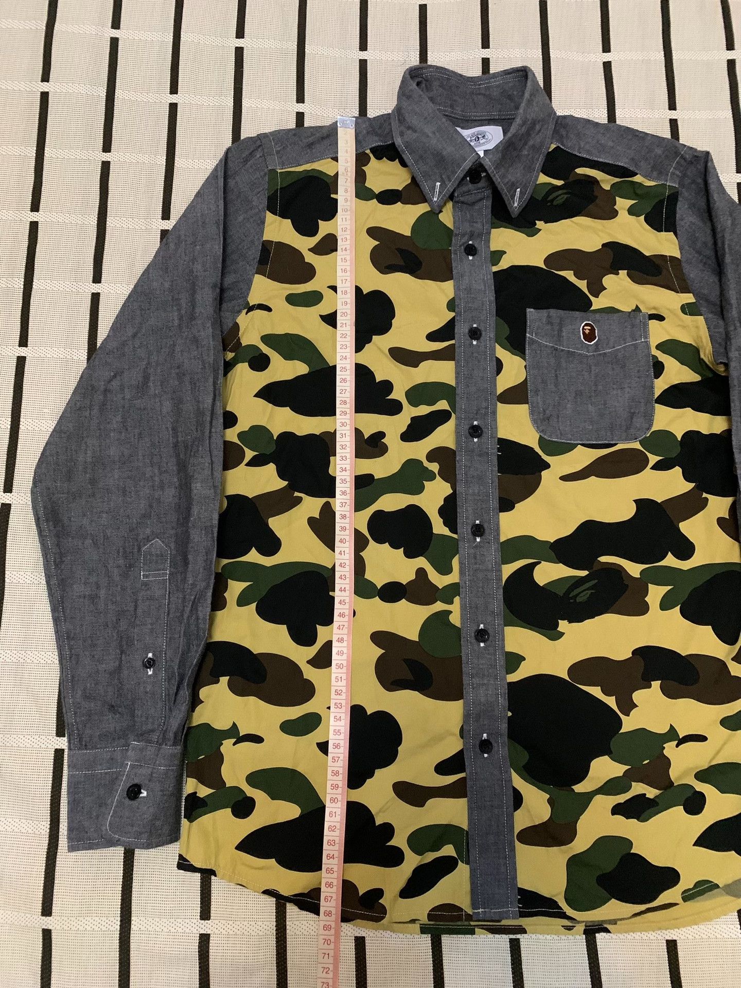 Bape Bape Camo Ape Head Yellow Shirt S Men Size US S / EU 44-46 / 1 - 6 Thumbnail