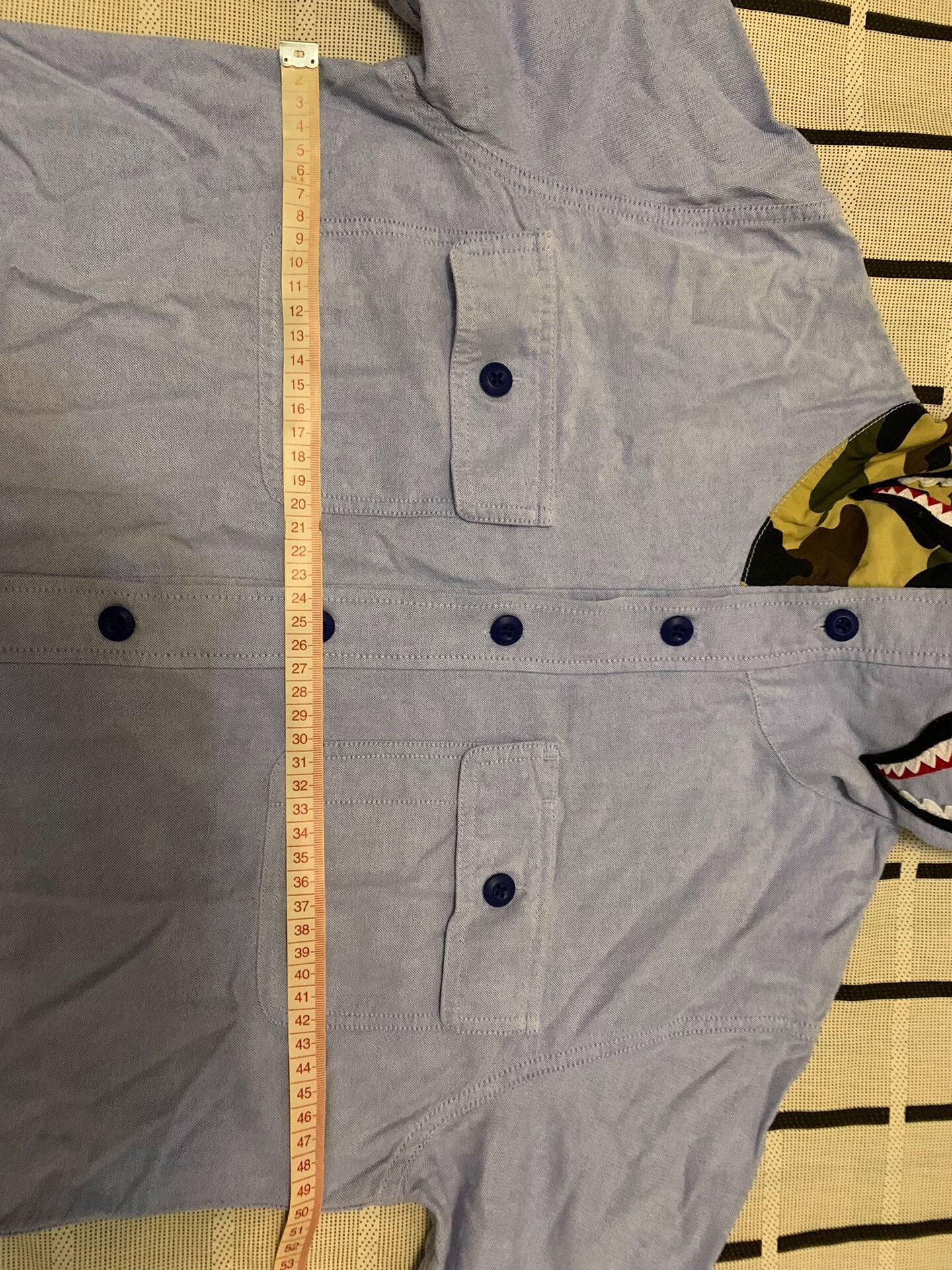 Bape Bape Shark Camo Yellow Light Jacket S Men Size US S / EU 44-46 / 1 - 9 Thumbnail