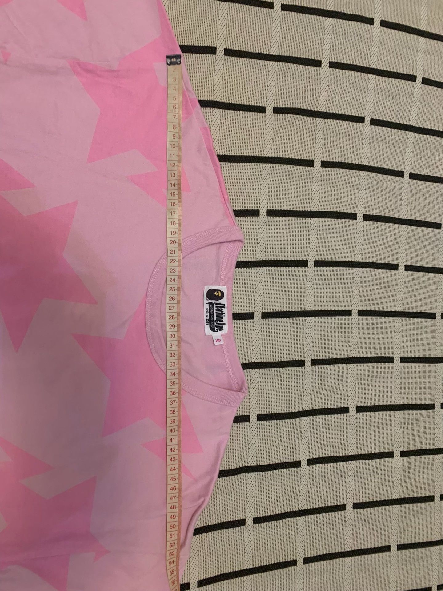 Bape Bape Pink T-Shirt XS Men Size US XS / EU 42 / 0 - 9 Thumbnail