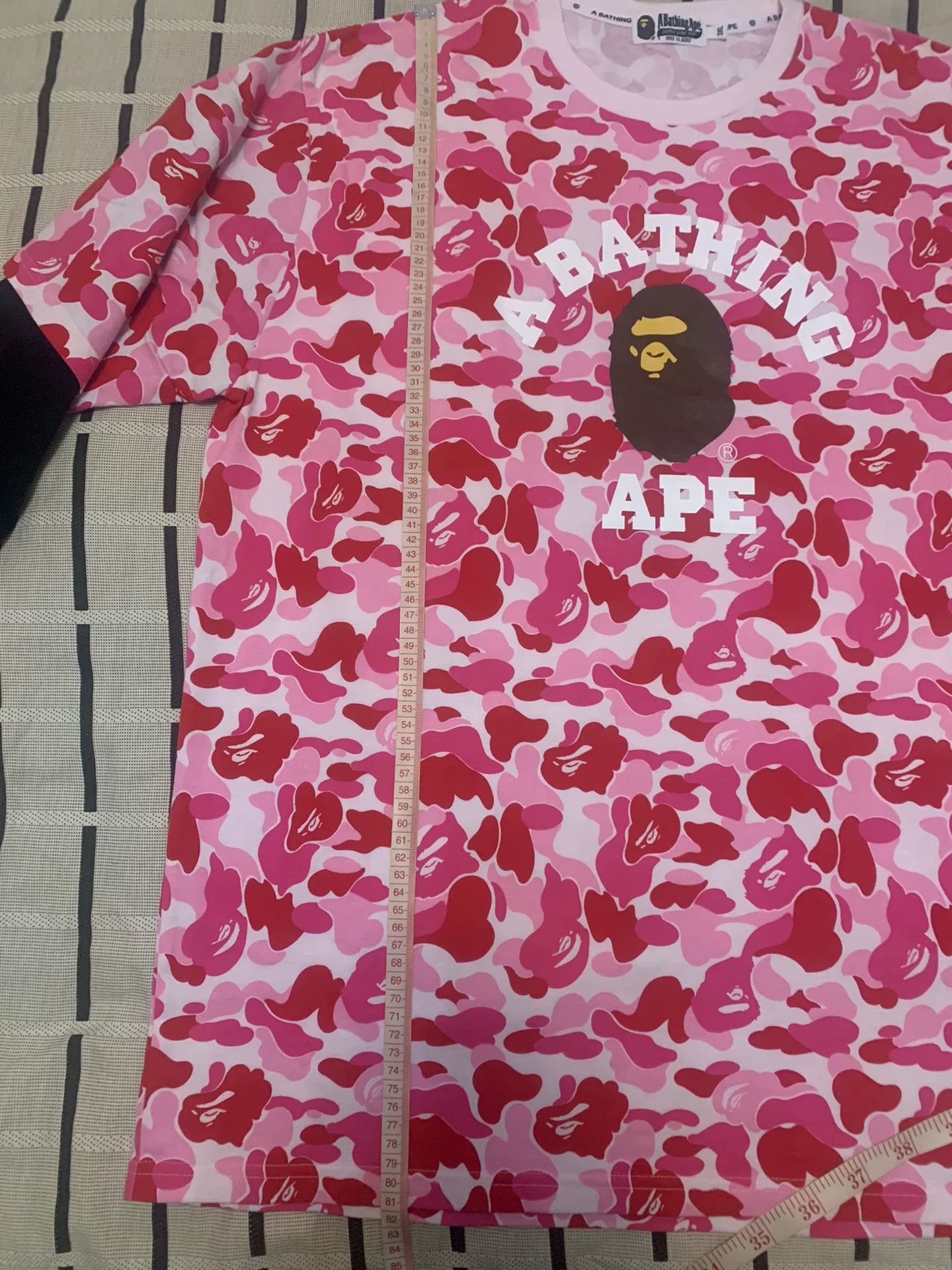 Bape Bape Camo Ape Head Pink T-Shirt XXXL Men Size US XXL / EU 58 / 5 - 6 Thumbnail