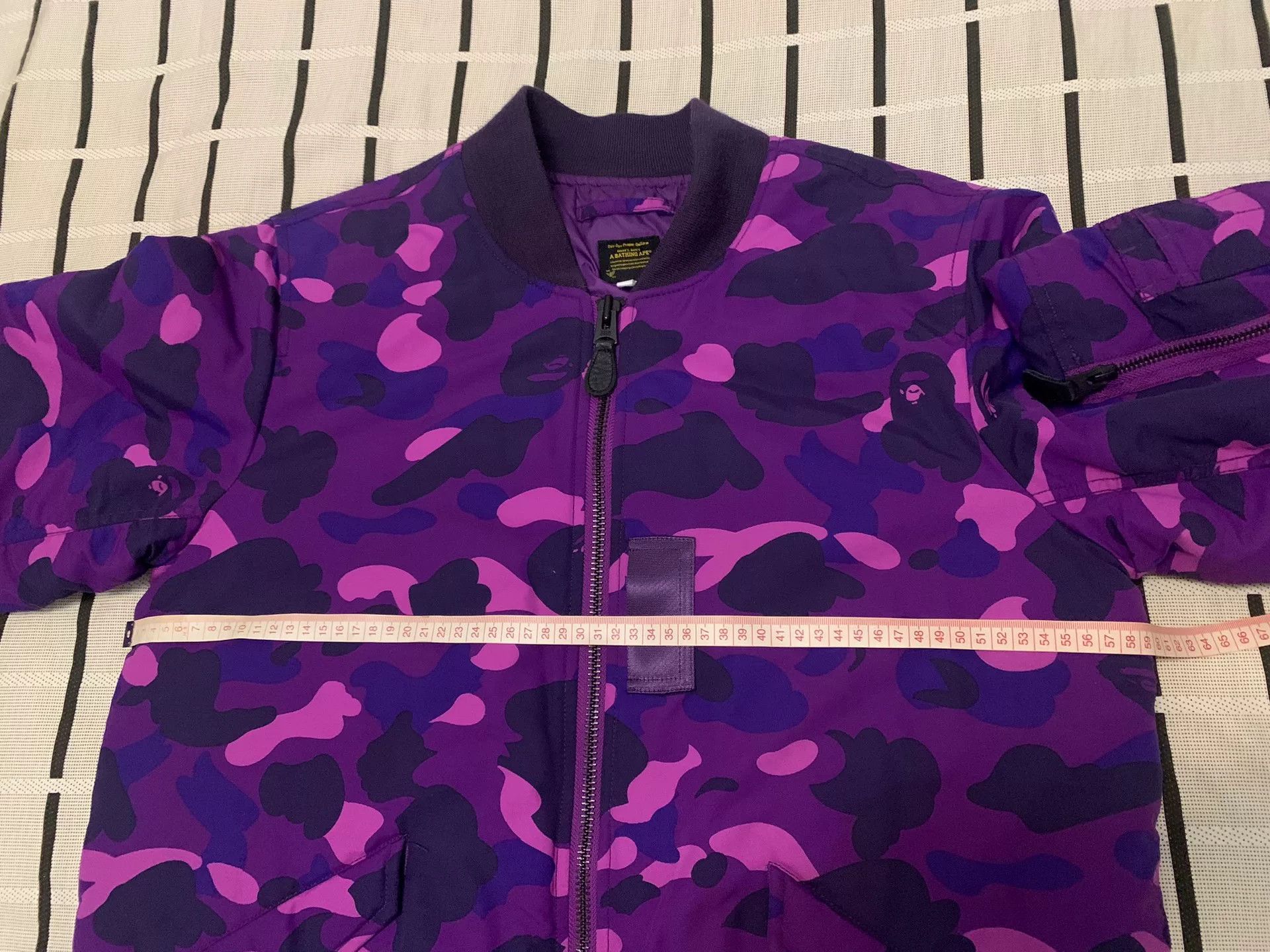 Bape Bape Wool Camo Purple Heavy Coat L Men Size US L / EU 52-54 / 3 - 8 Thumbnail
