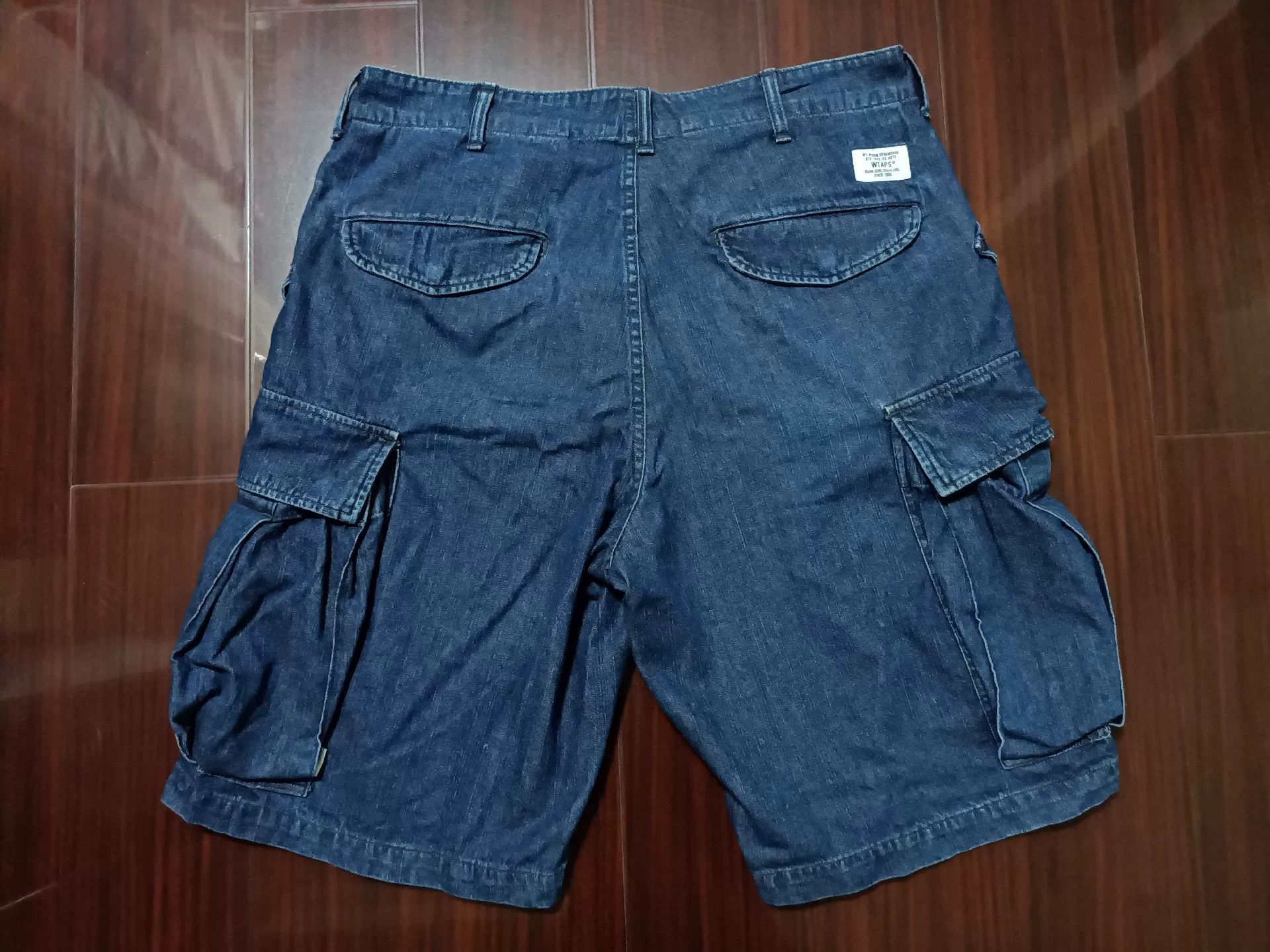 Wtaps Wtaps 18ss Cargo Washed Denim Shorts Size US 26 / EU 42 - 4 Thumbnail