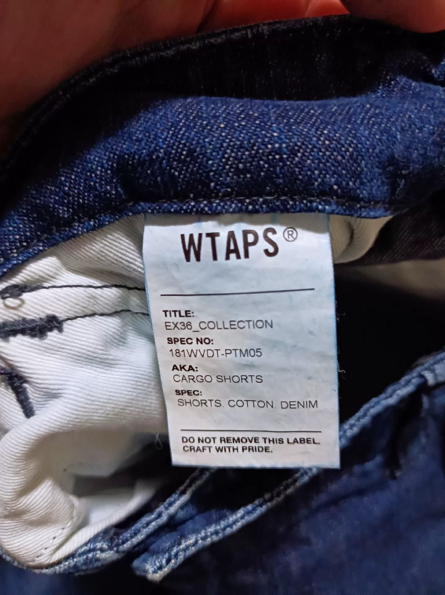 Wtaps Wtaps 18ss Cargo Washed Denim Shorts Size US 26 / EU 42 - 3 Thumbnail