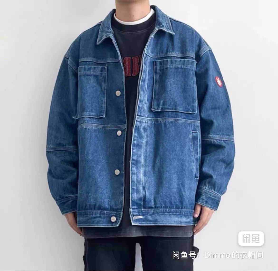 Cav Empt CAVEMPT CE Washed Denim Jacket Size US S / EU 44-46 / 1 - 6 Thumbnail