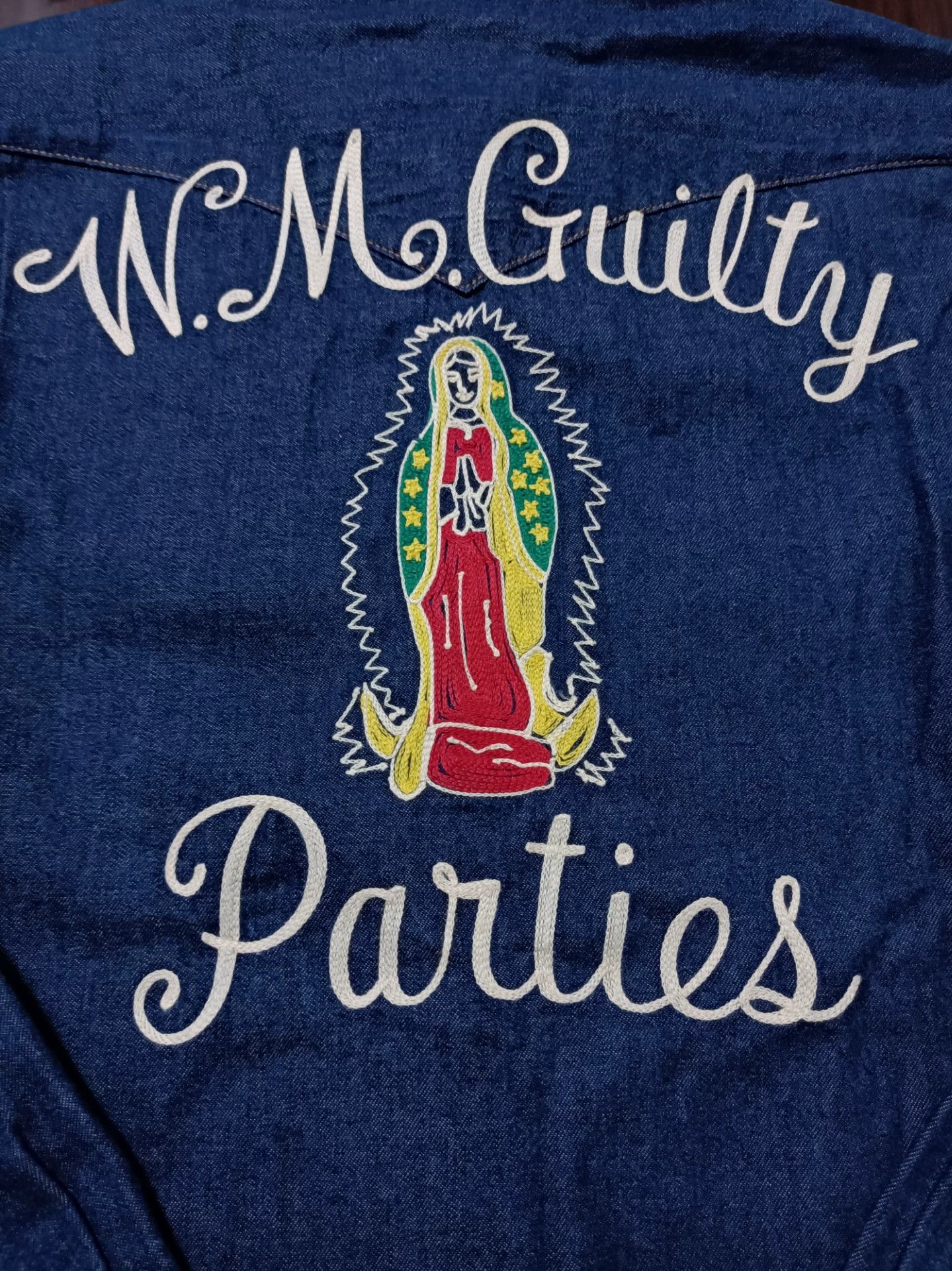 Wacko Maria Wacko Maria Embroidered Virgin Denim Jacket Size US S / EU 44-46 / 1 - 6 Thumbnail
