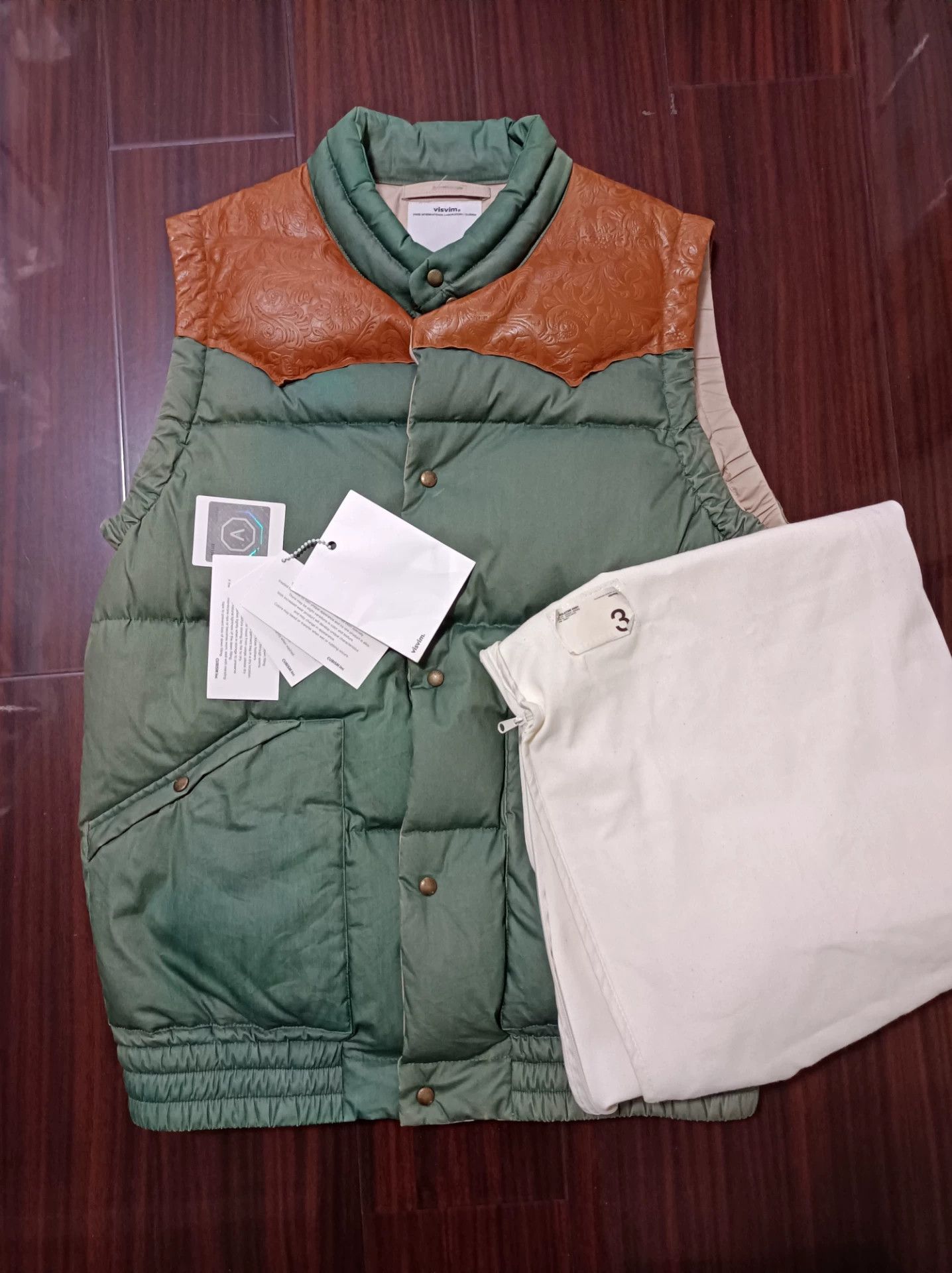 Visvim vsivim Insulator Colorblock Distressed Vest Size US L / EU 52-54 / 3 - 8 Thumbnail