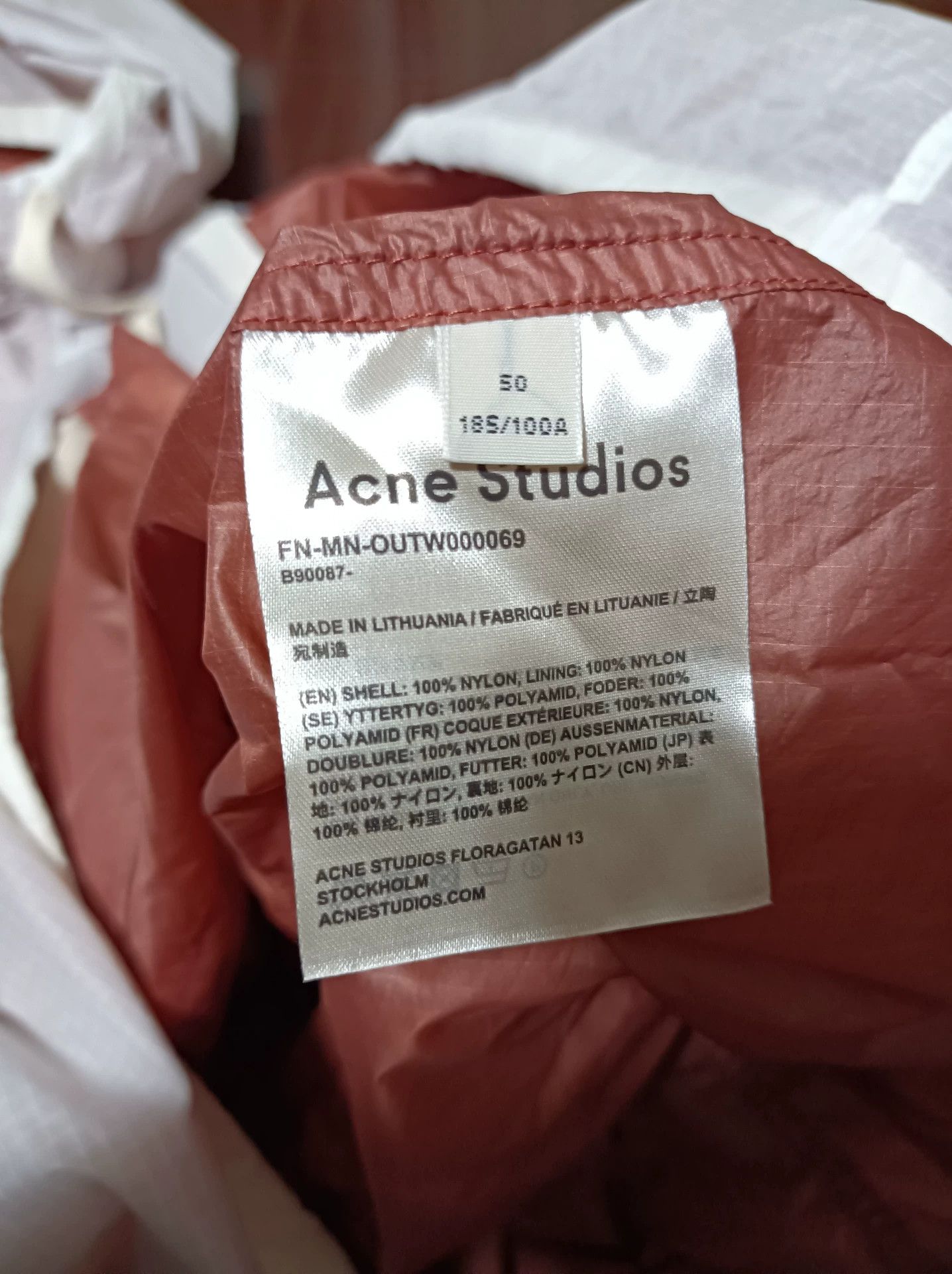Acne Studios Acne Studios Hooded Windbreaker Coat Size US M / EU 48-50 / 2 - 4 Thumbnail