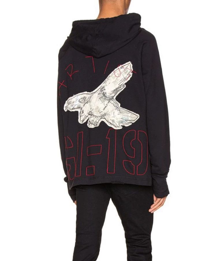 Greg Lauren Greg Lauren Black Artist Hoodie FW2019 Size US XL / EU 56 / 4 - 9 Thumbnail