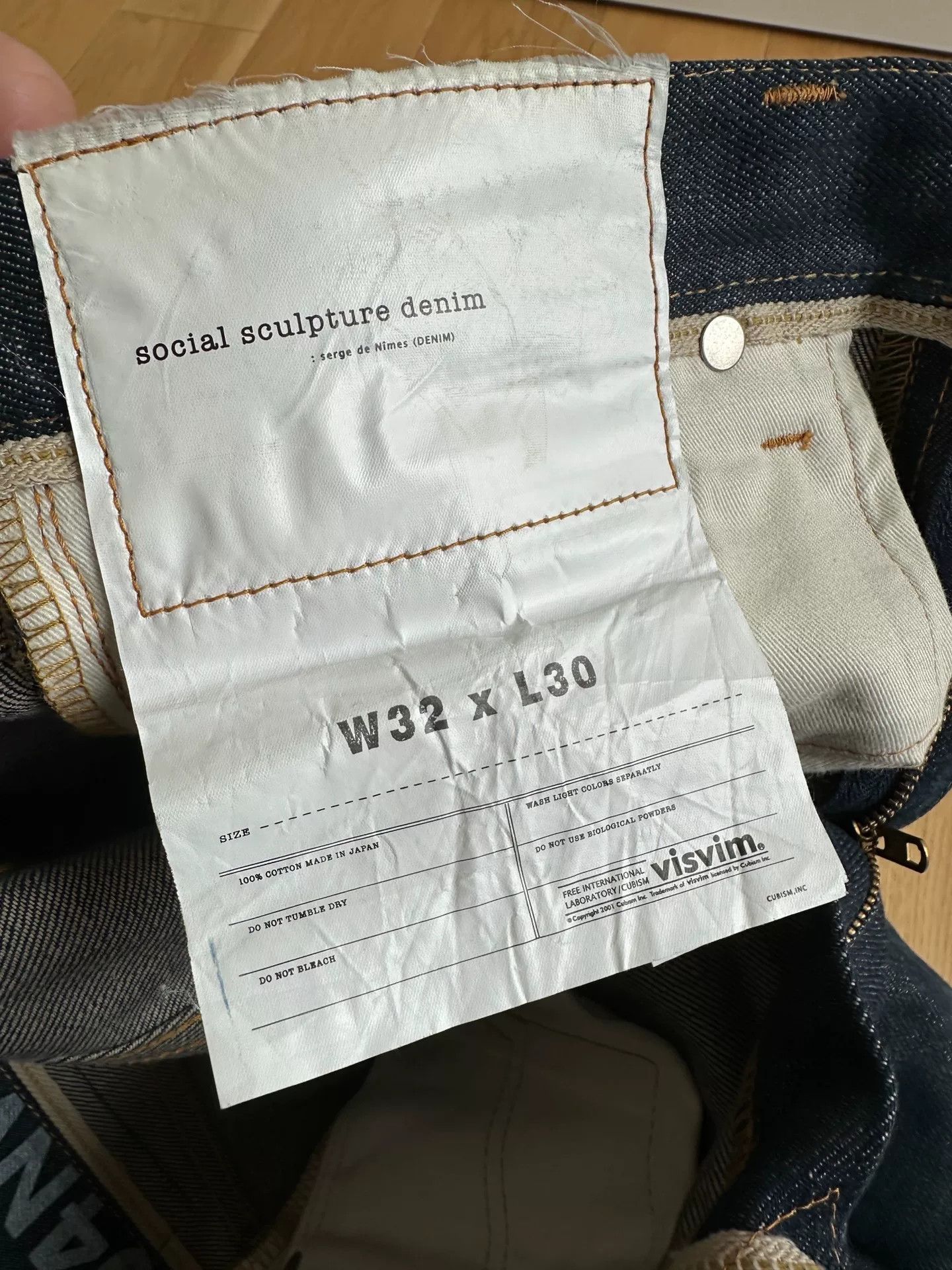 Visvim VISVIM SOCIAL SCULPTURE 04 NON-WASHED Size US 32 / EU 48 - 4 Thumbnail
