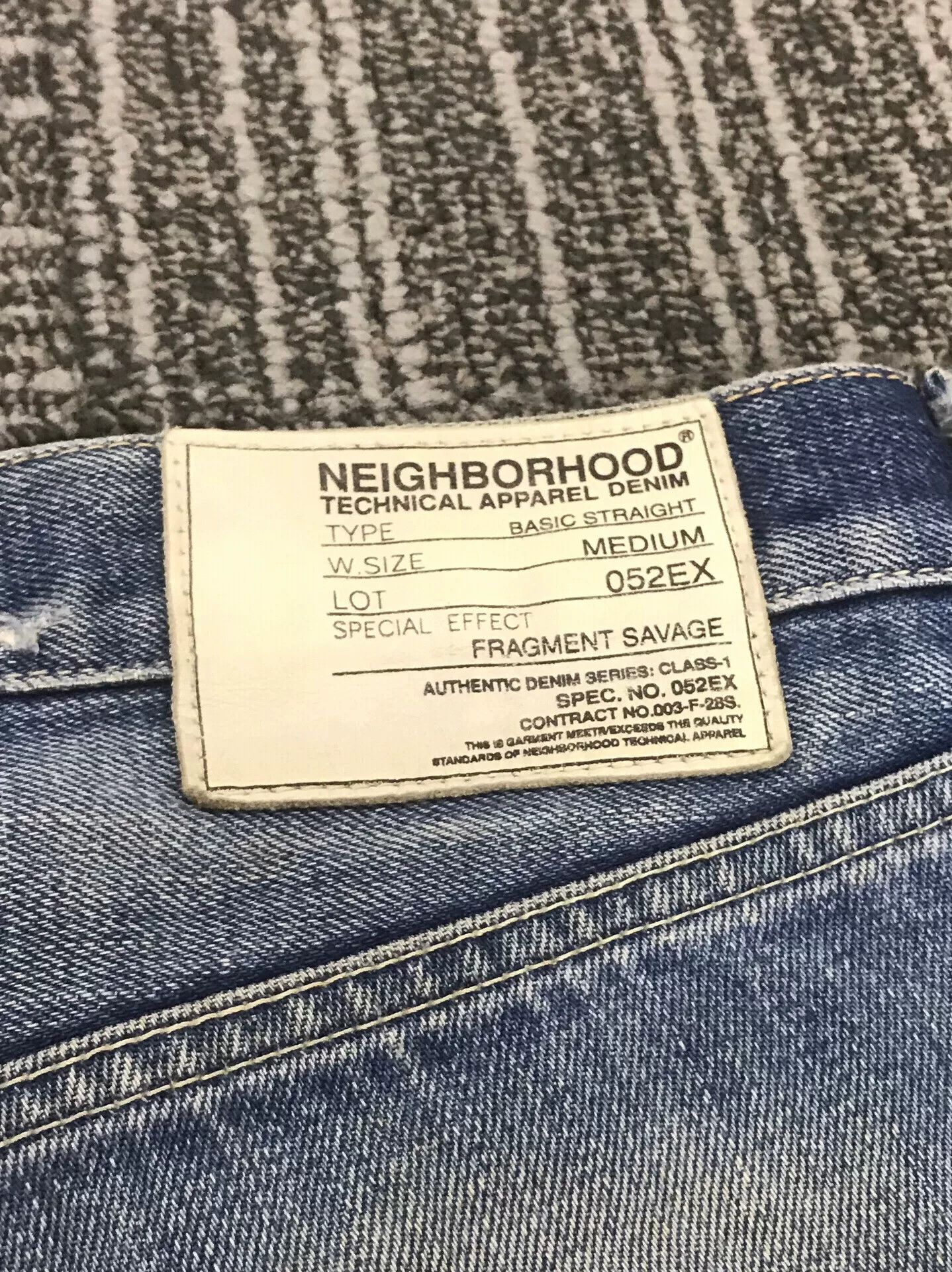 Fragment Design NBHD x Fragment Distressed Jeans Size US 32 / EU 48 - 6 Thumbnail