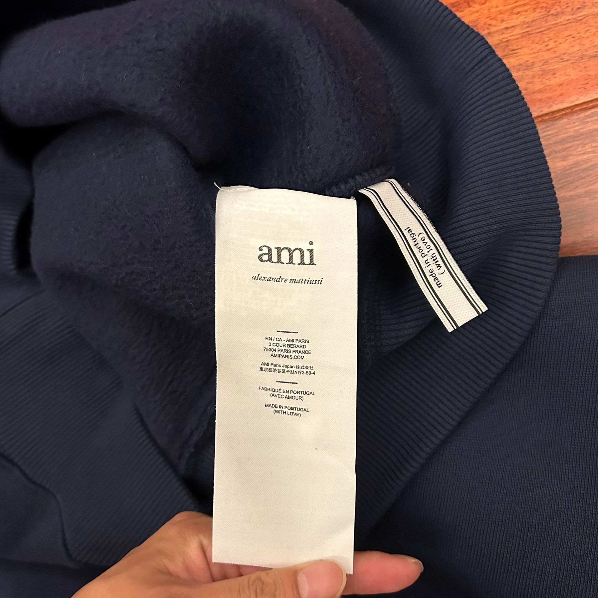 AMI Ami Paris Heart Embroidery Crewneck Sweatshirt Size S / US 4 / IT 40 - 5 Thumbnail