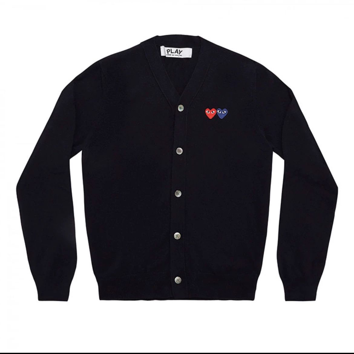 Comme des Garcons PLAY CDG Play Heart Design Cardigan Size S / US 4 / IT 40 - 7 Thumbnail