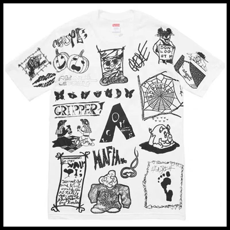 Supreme Supreme 17SS Dream Tee Graffiti T-Shirt Size US S / EU 44-46 / 1 - 3 Thumbnail