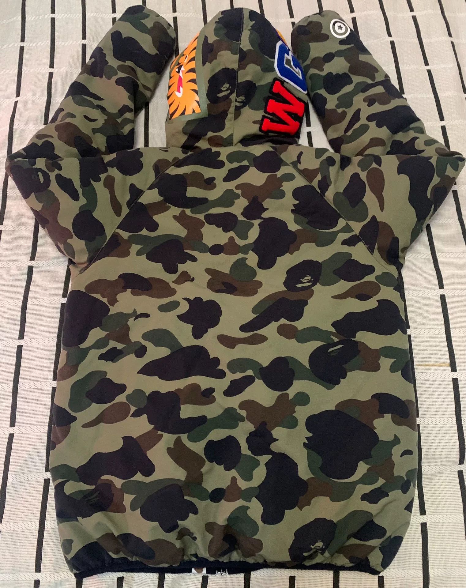 Bape Bape Down Camo Green Heavy Coat S Men Size US S / EU 44-46 / 1 - 2 Thumbnail