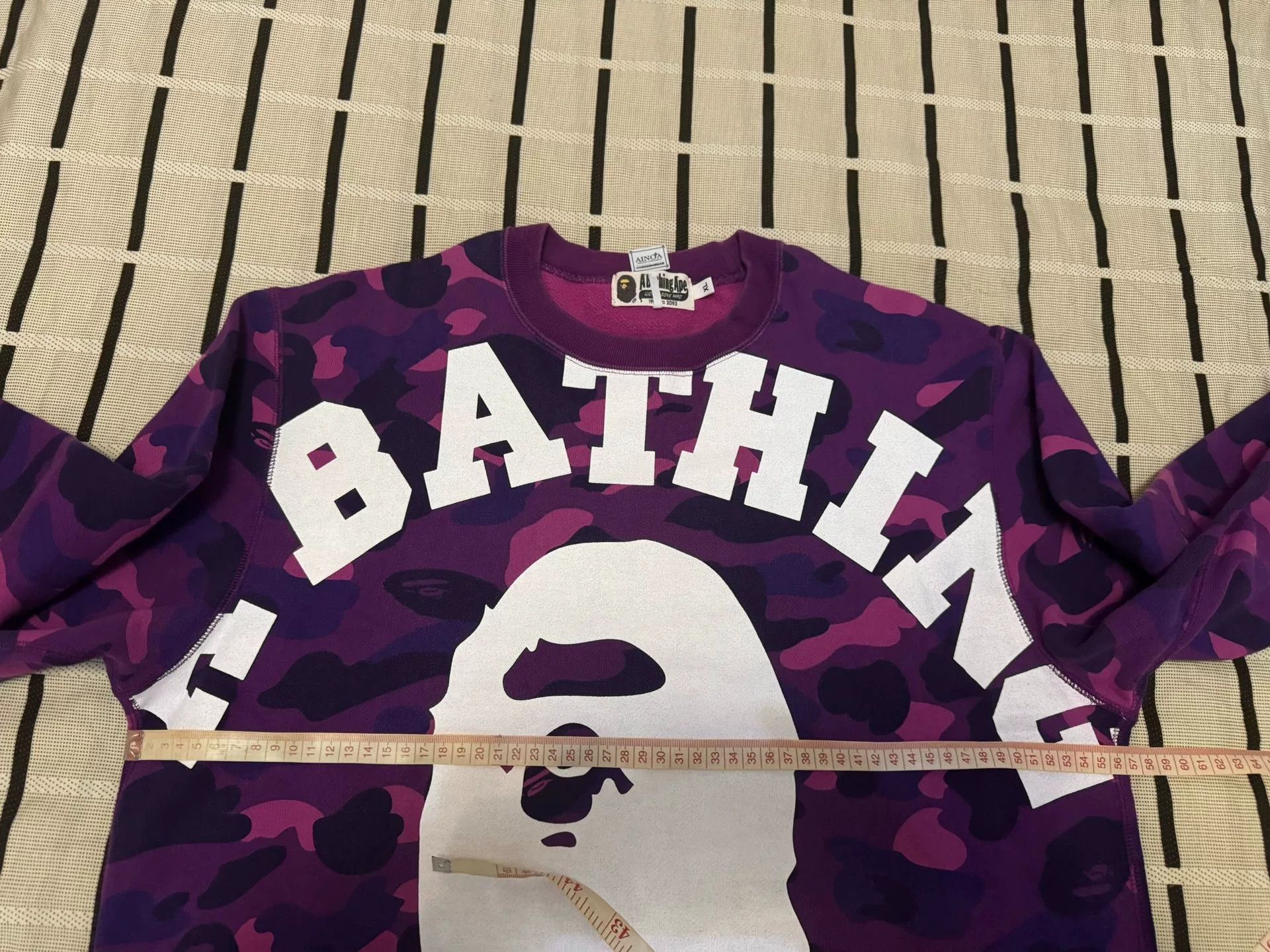 Bape Bape Camo Ape Head Purple Hoodie XL Men Size US XL / EU 56 / 4 - 8 Thumbnail