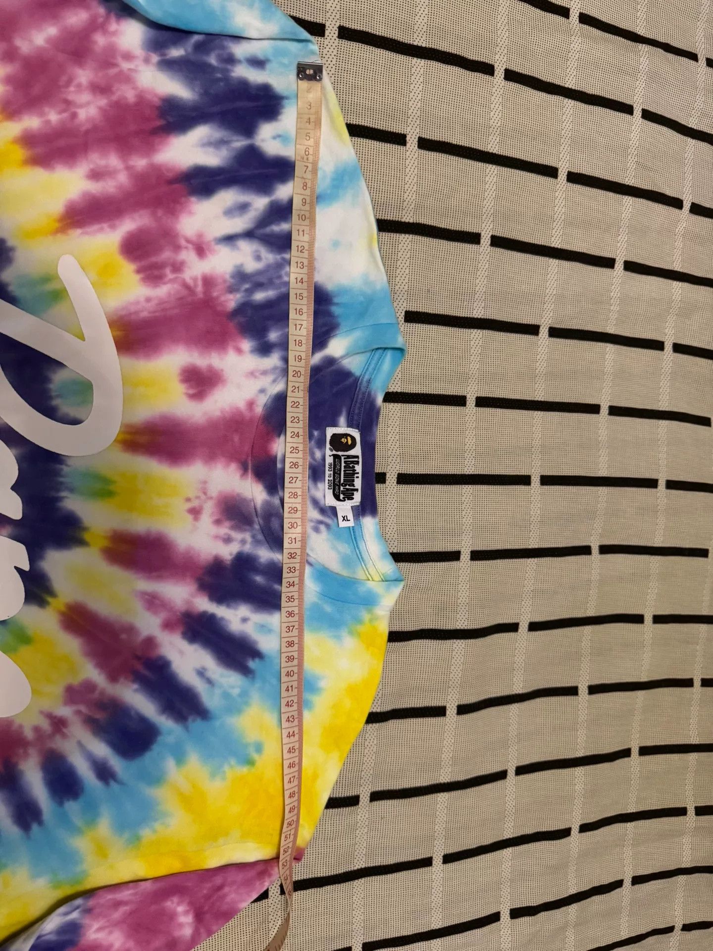 Bape Bape Tie-Dye Ape Head Multi T-Shirt XL Men Size US XL / EU 56 / 4 - 8 Thumbnail