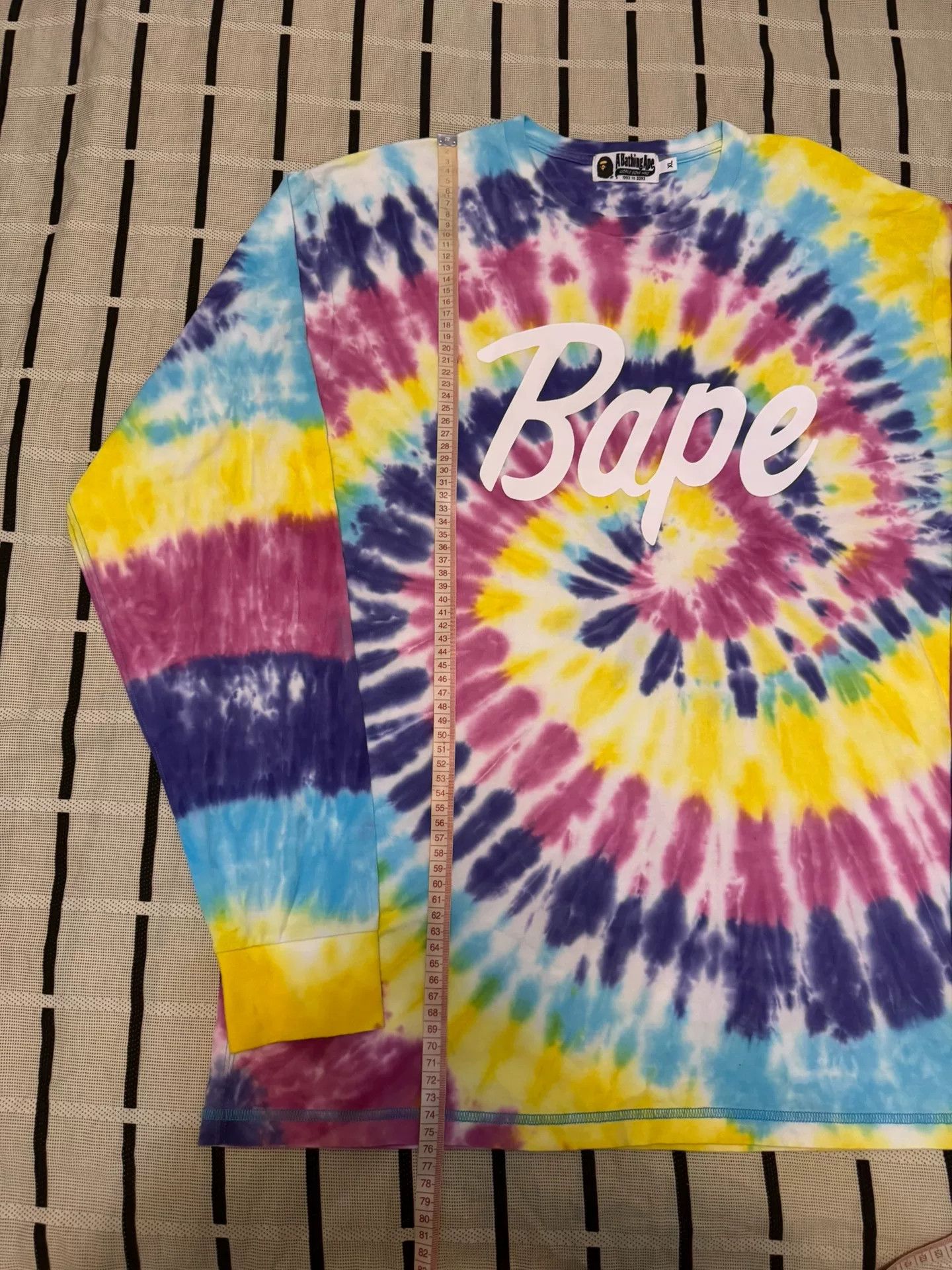 Bape Bape Tie-Dye Ape Head Multi T-Shirt XL Men Size US XL / EU 56 / 4 - 6 Thumbnail