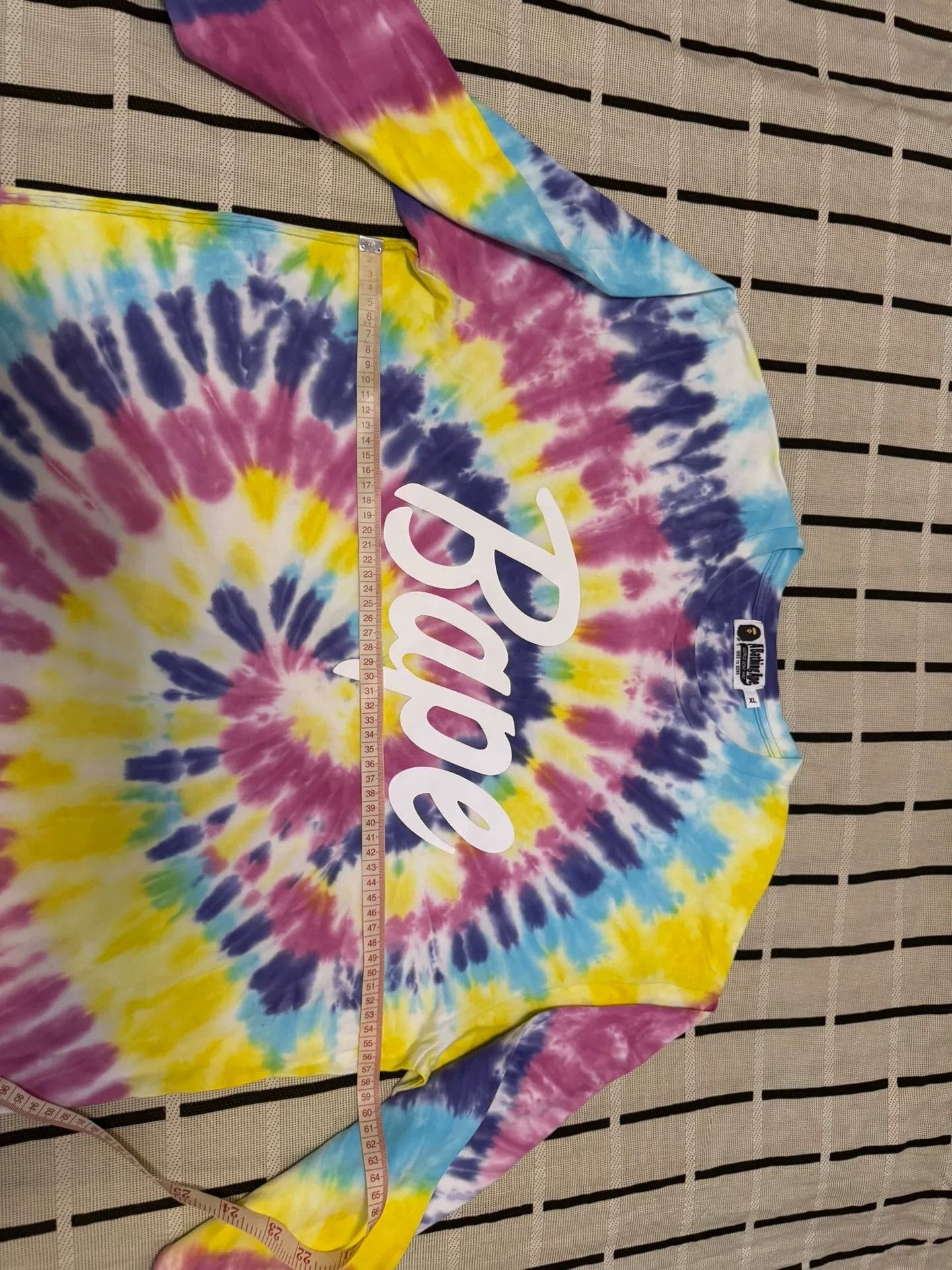 Bape Bape Tie-Dye Ape Head Multi T-Shirt XL Men Size US XL / EU 56 / 4 - 7 Thumbnail