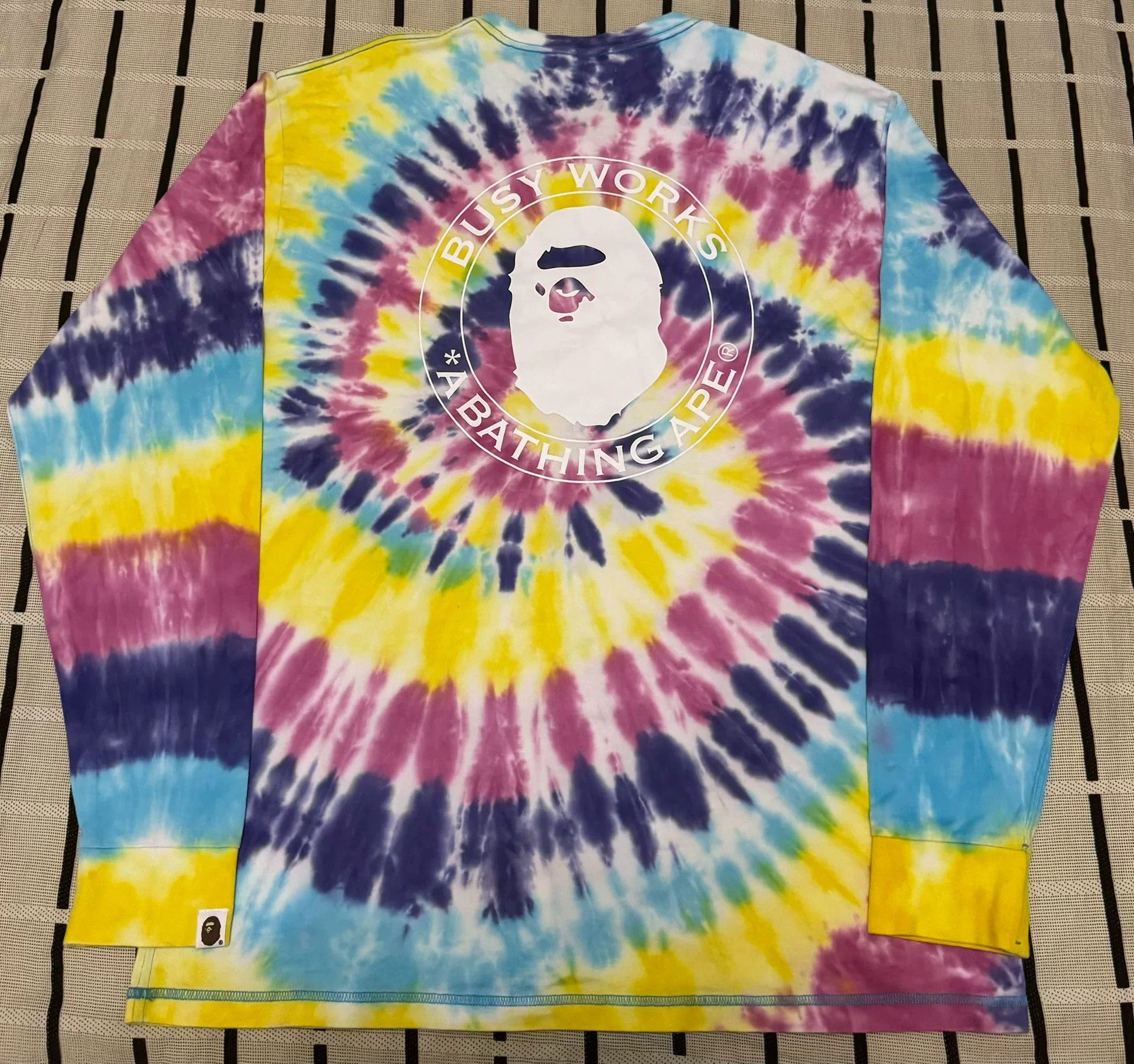 Bape Bape Tie-Dye Ape Head Multi T-Shirt XL Men Size US XL / EU 56 / 4 - 2 Thumbnail