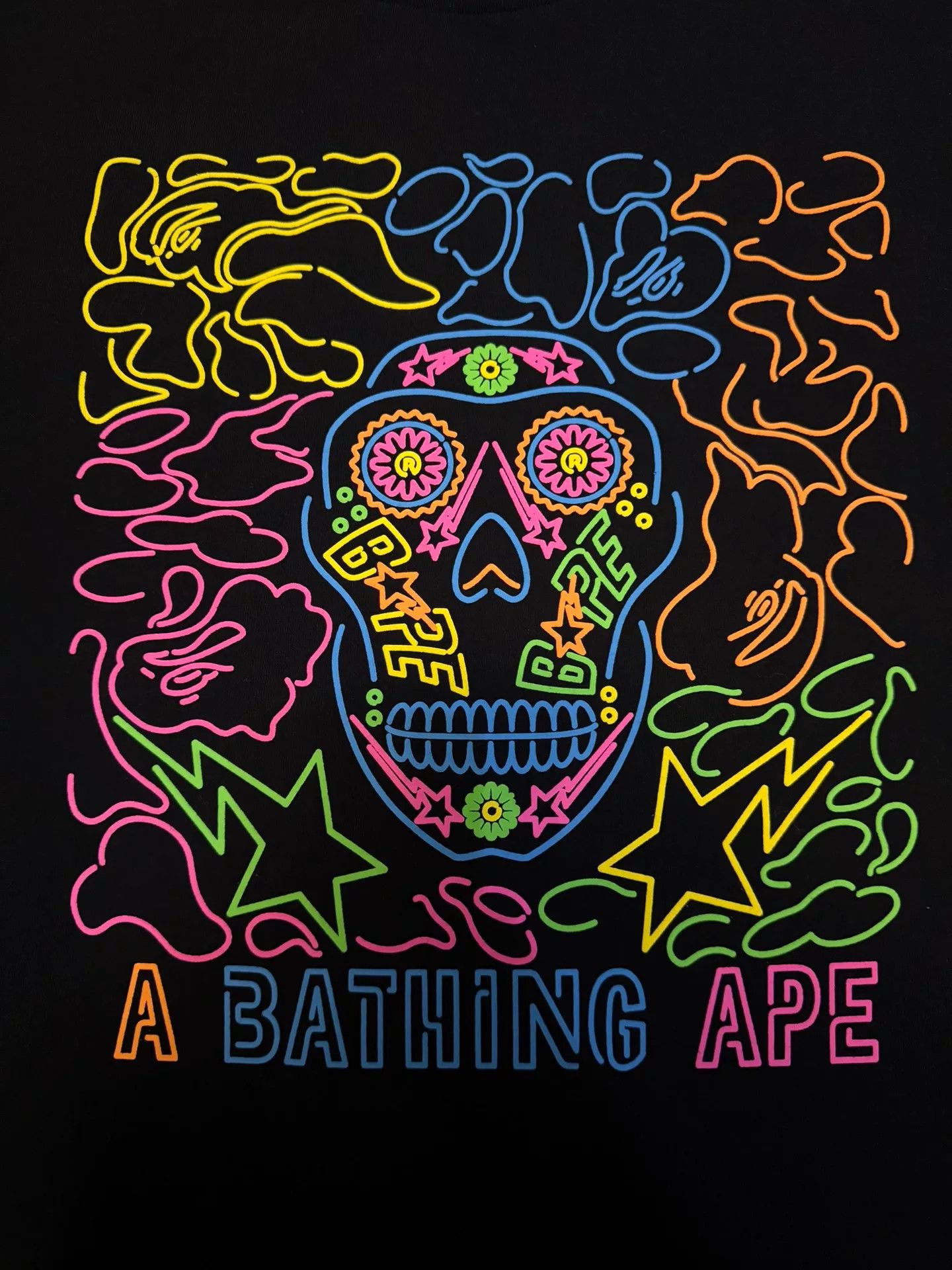 Bape Bape Camo Multi T-Shirt M Men Size US M / EU 48-50 / 2 - 2 Thumbnail