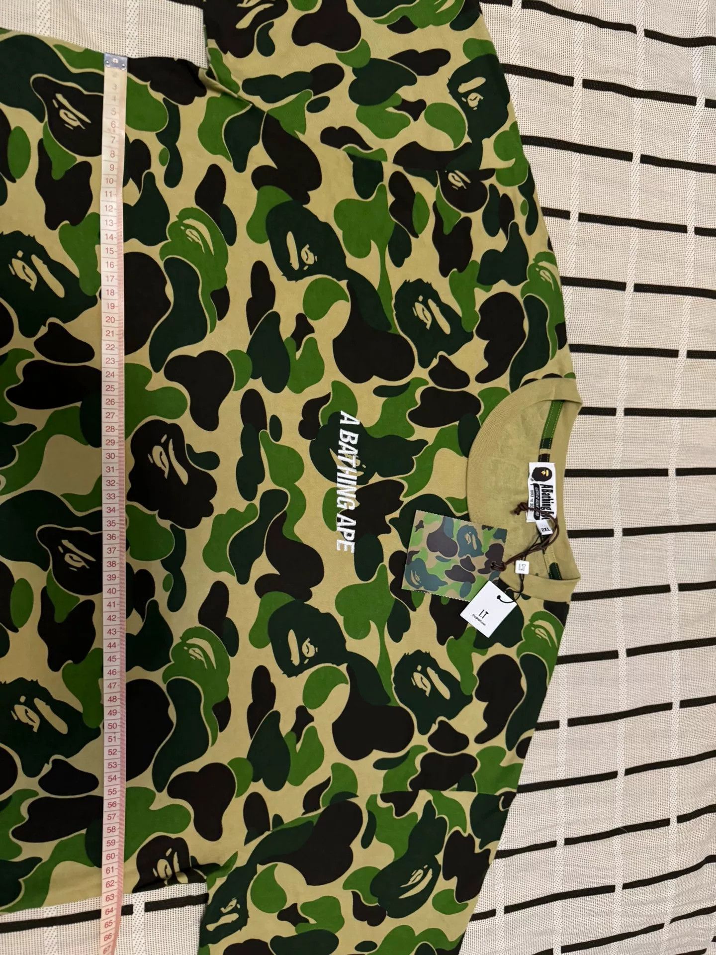 Bape Bape Camo Green T-Shirt XXL Men Size US XXL / EU 58 / 5 - 8 Thumbnail