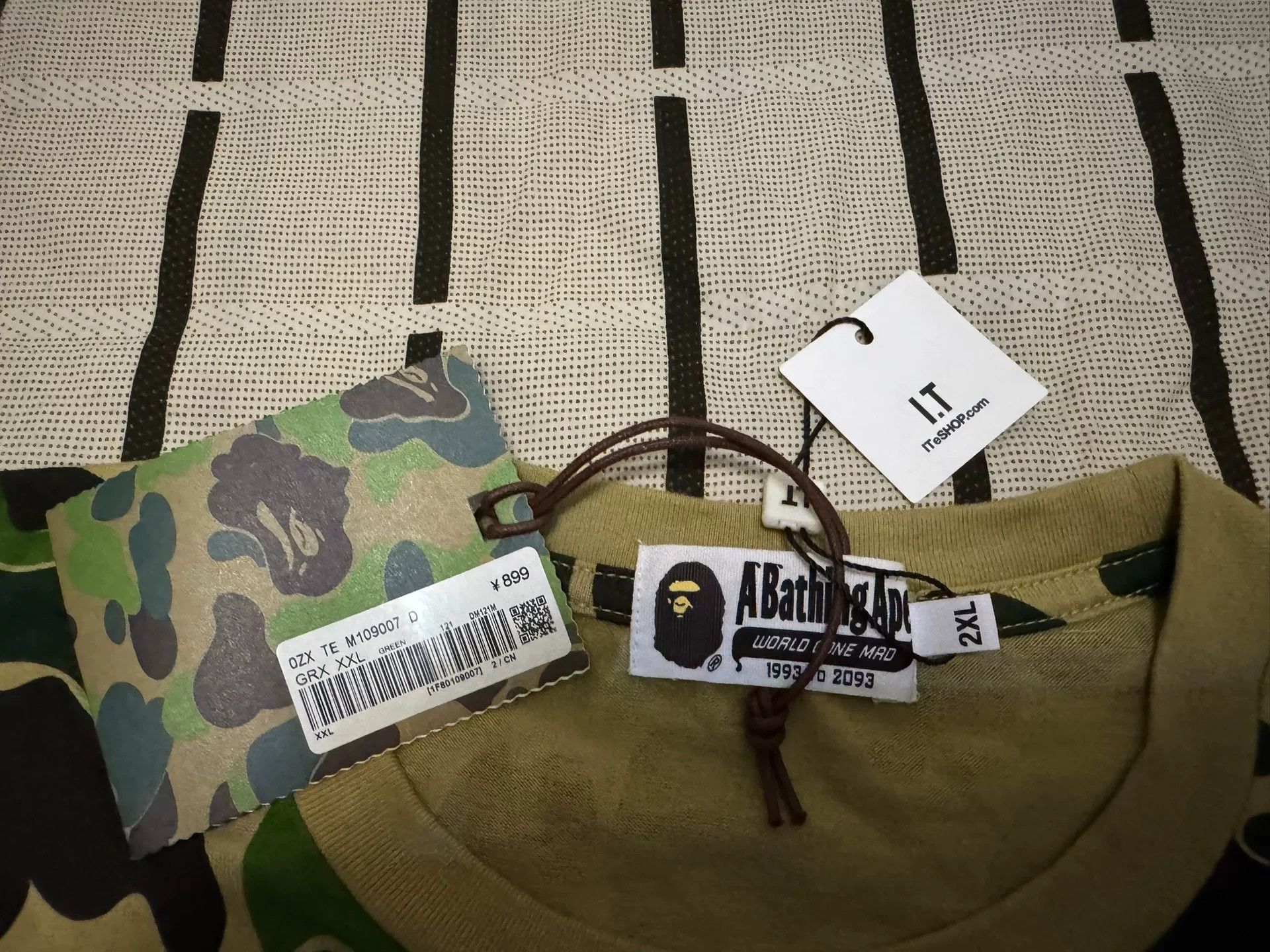 Bape Bape Camo Green T-Shirt XXL Men Size US XXL / EU 58 / 5 - 3 Thumbnail