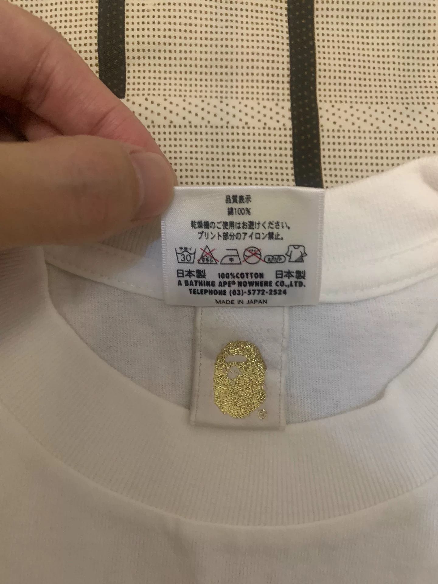 Bape Bape Gold T-Shirt M Men Size US M / EU 48-50 / 2 - 6 Thumbnail