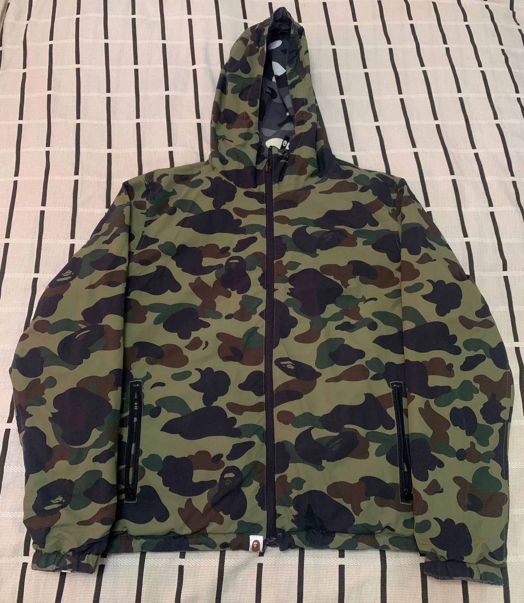 Bape Bape Camo Glow Green Light Jacket XL Men Size US XL / EU 56 / 4 - 2 Thumbnail